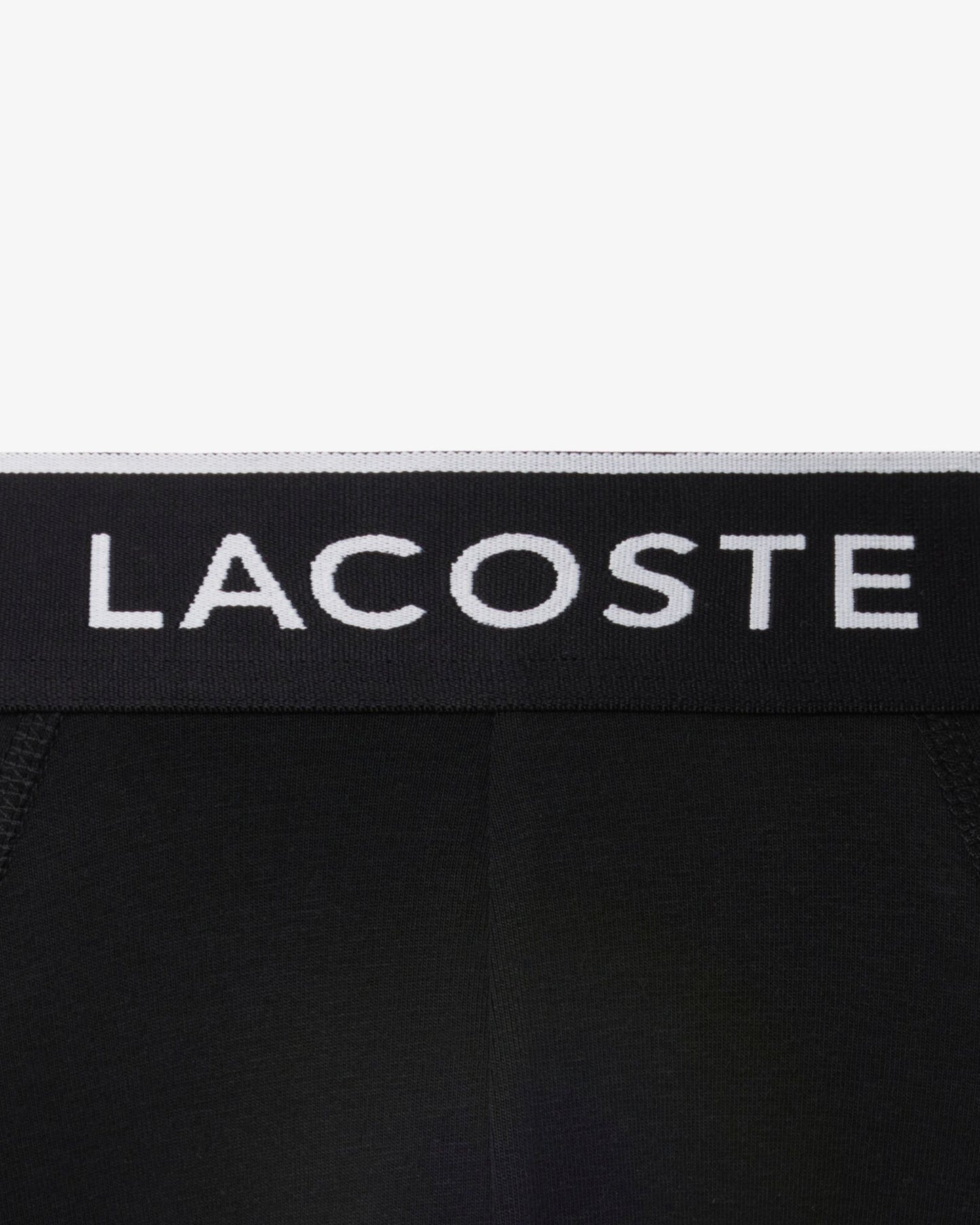 Lacoste 3-Pack Stretch Cotton Mens Briefs - Black 031