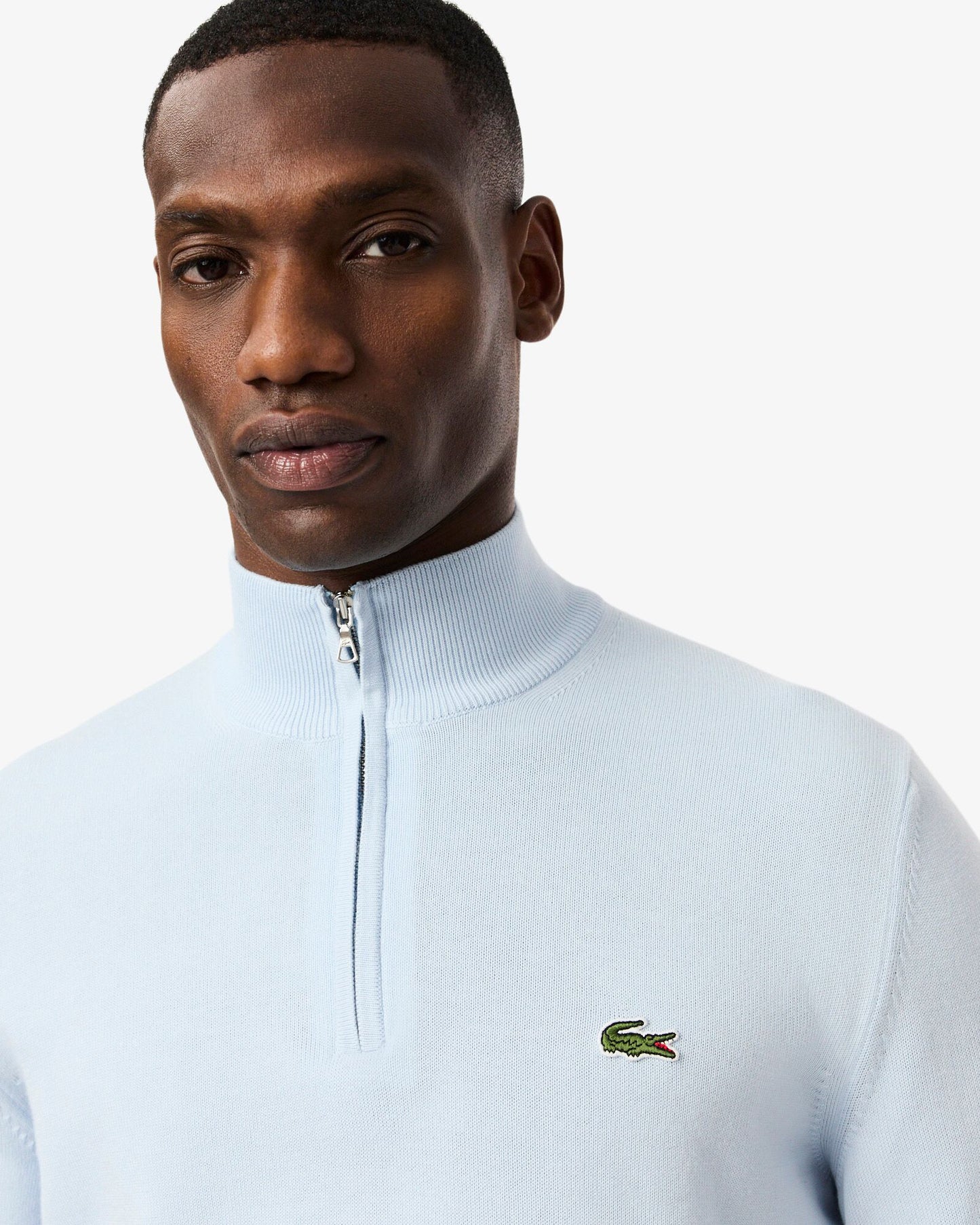 Lacoste Half Zip Logo Mens Sweatshirt - Rill T01