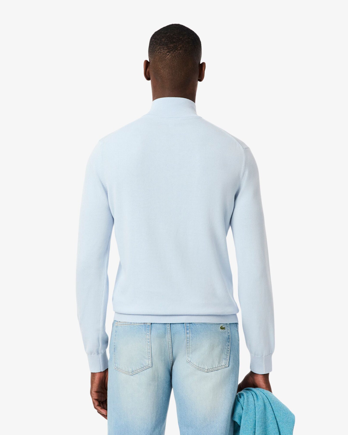 Lacoste Half Zip Logo Mens Sweatshirt - Rill T01