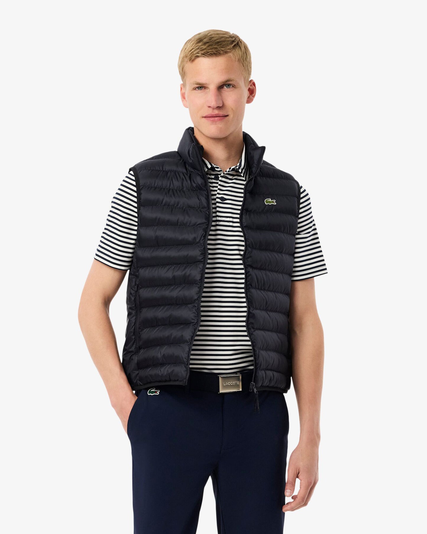 Lacoste Water-Repellent Mens Puffed Gilet - Abysm HDE