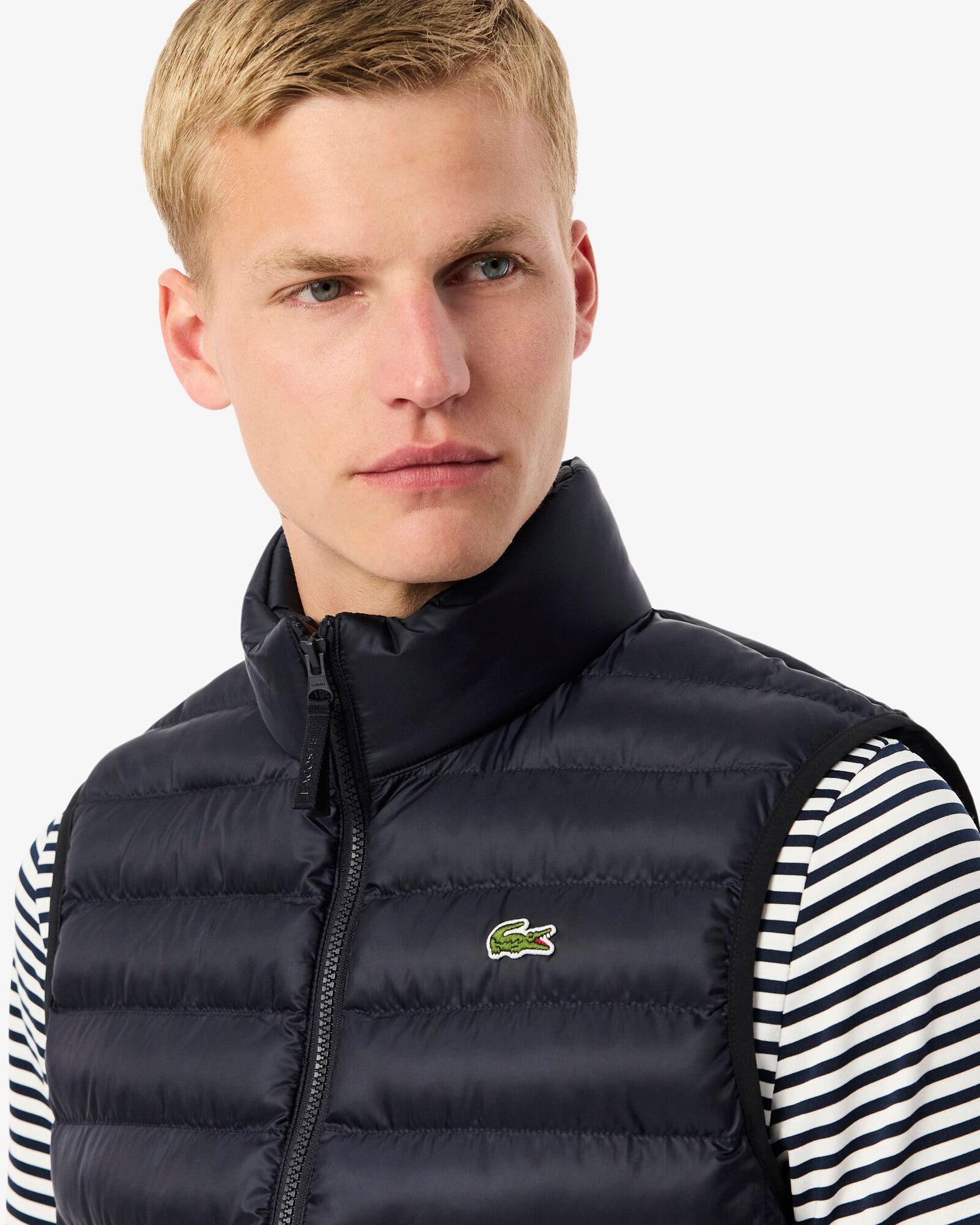 Lacoste Water-Repellent Mens Puffed Gilet - Abysm HDE