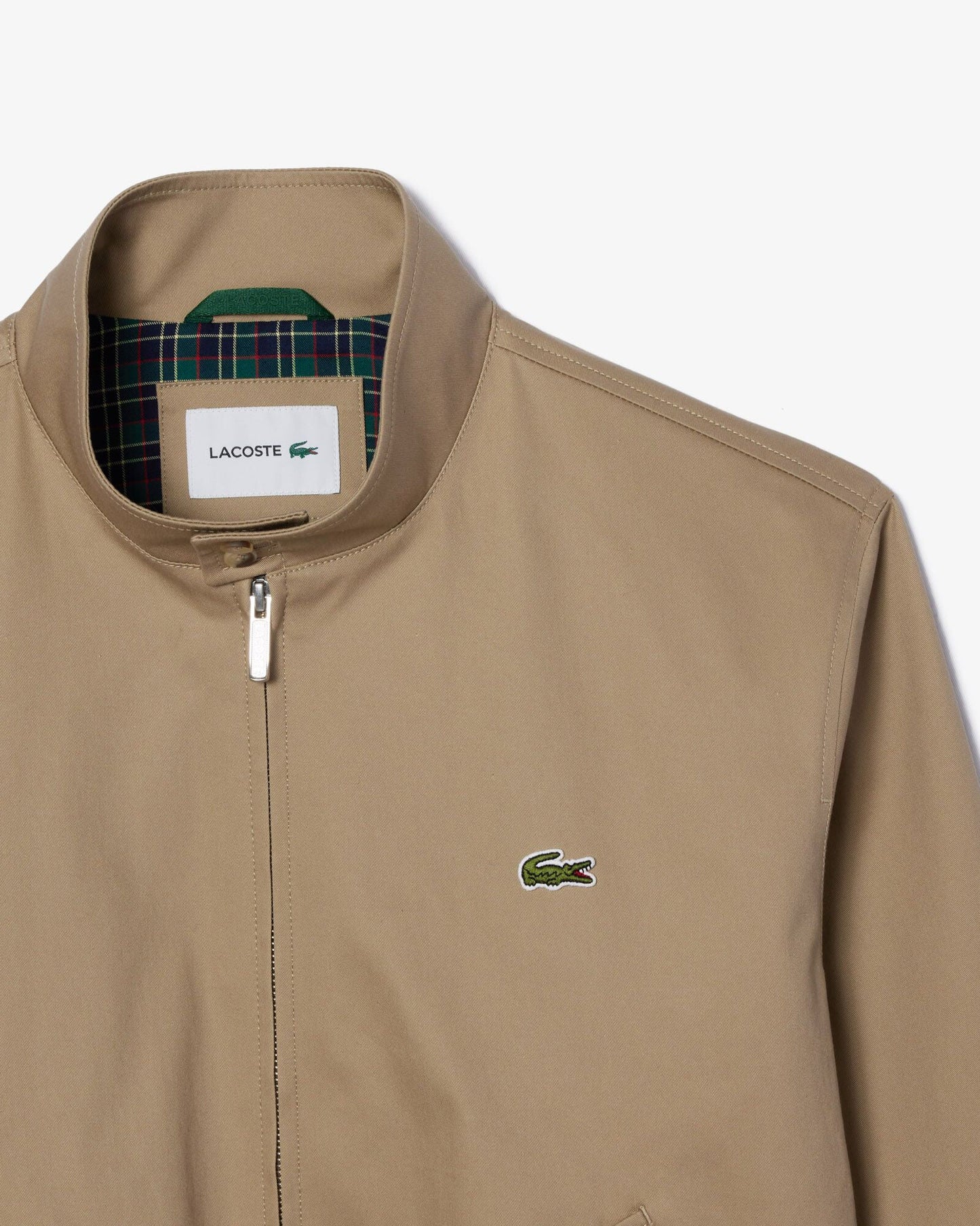 Lacoste Mens Showerproof Cotton Twill Harrington Jacket - Lion CB8