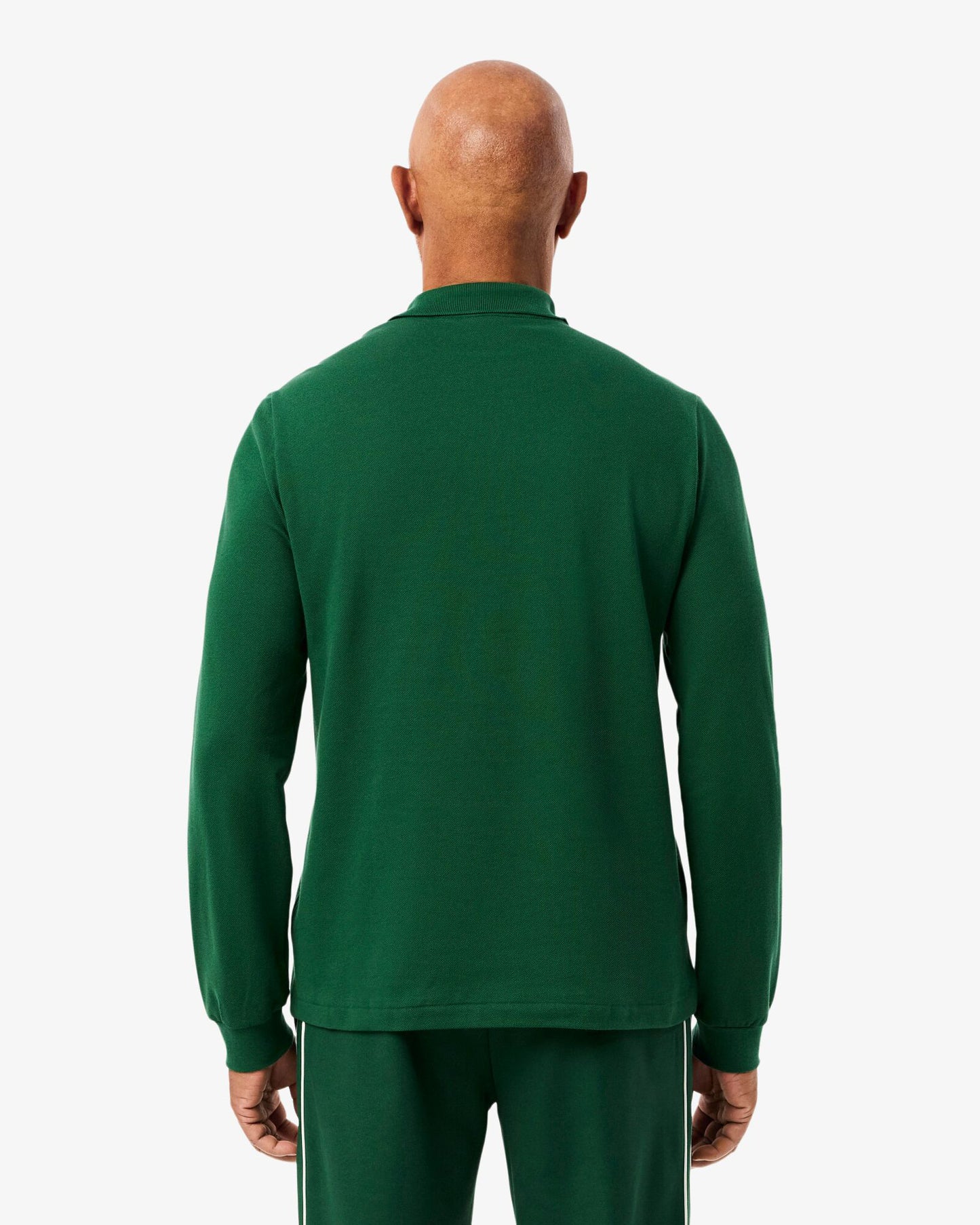 Lacoste Original L.12.12 Mens Long Sleeve Cotton Polo Shirt - Green 132