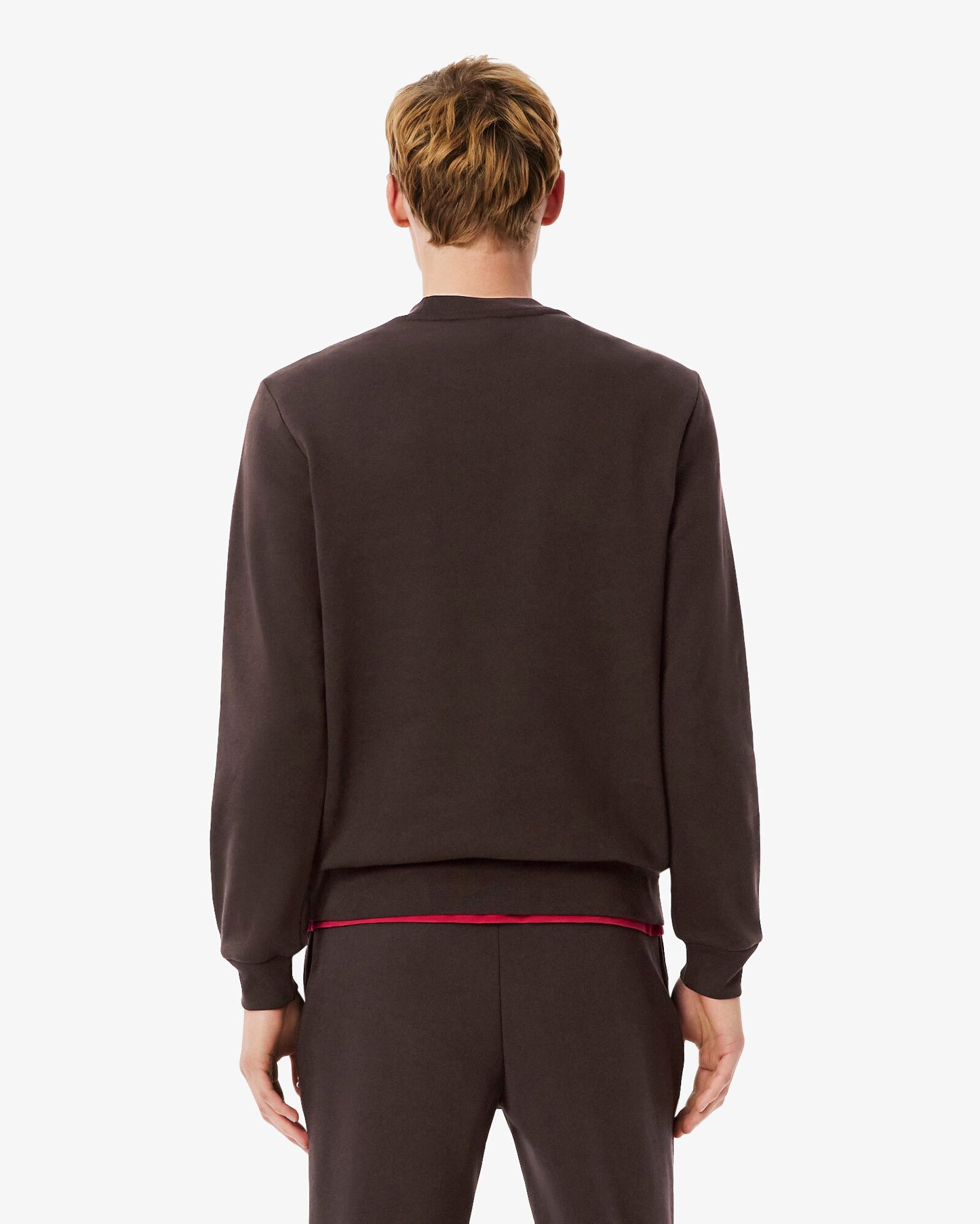 Lacoste Mens Crew Neck Fleece Sweatshirt - Port 0 SKB