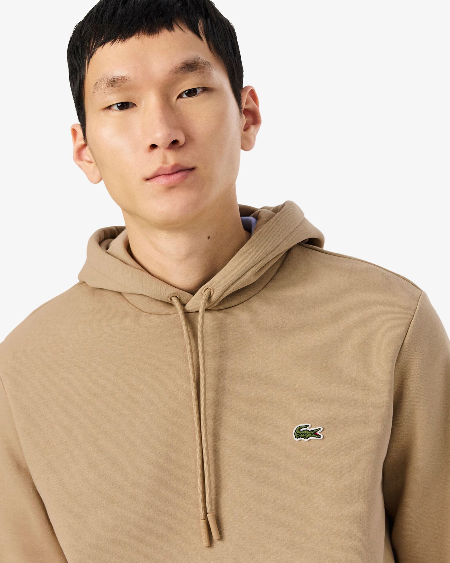 Lacoste Mens Fleece Hoodie - Viennese 02S
