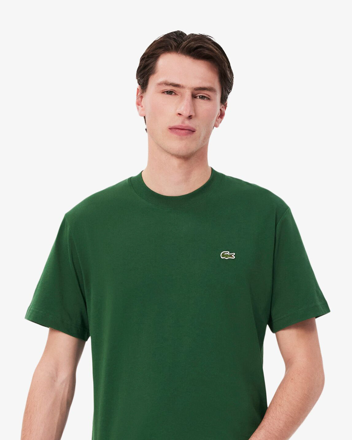 Lacoste Mens Classic Fit Cotton Jersey T-Shirt - Green 132