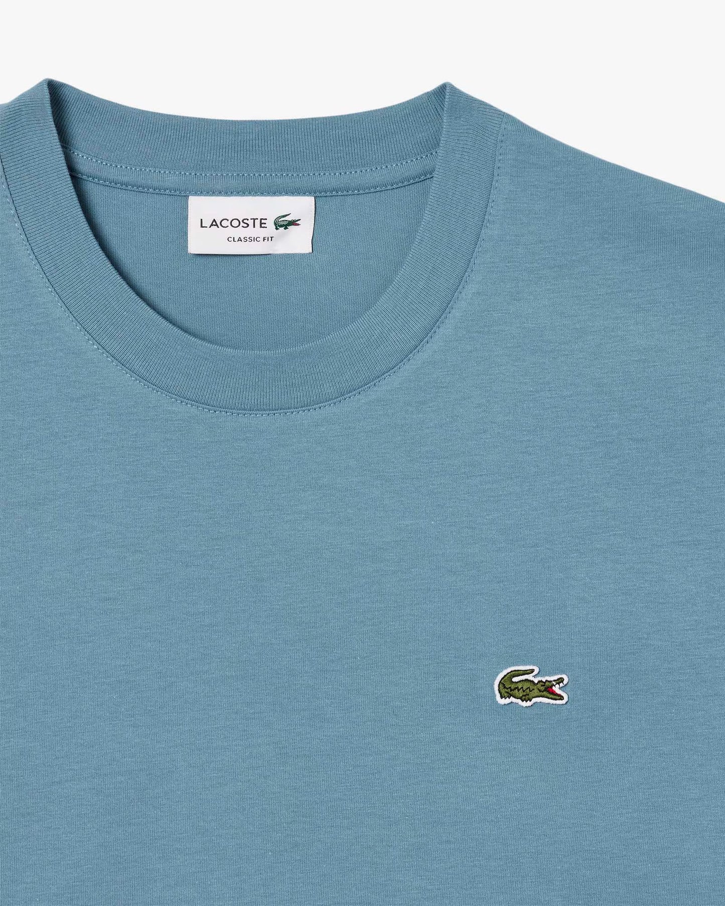 Lacoste Mens Classic Fit Cotton Jersey T-Shirt - Limestone HD9