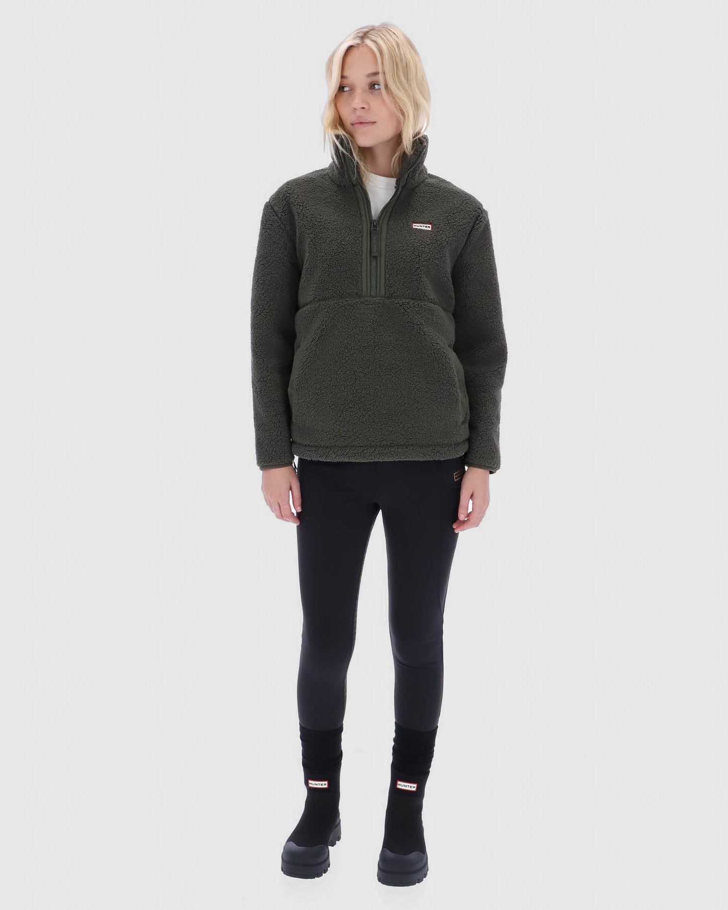 Hunter Tiorga Womens 1/4 Zip Borg Fleece - Kambaba