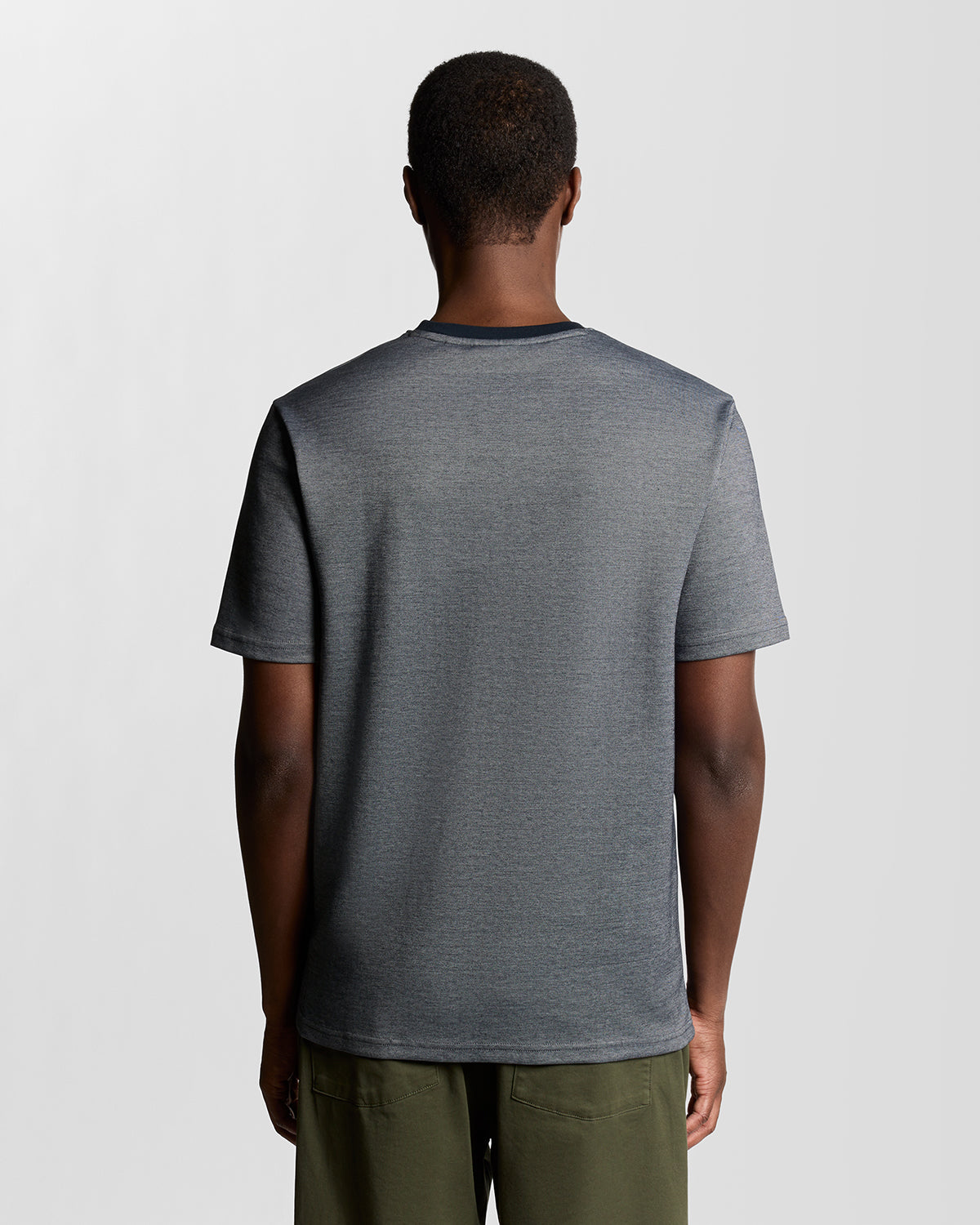 Lyle & Scott Pique Interlock T-Shirt - X973 Chambray Blue