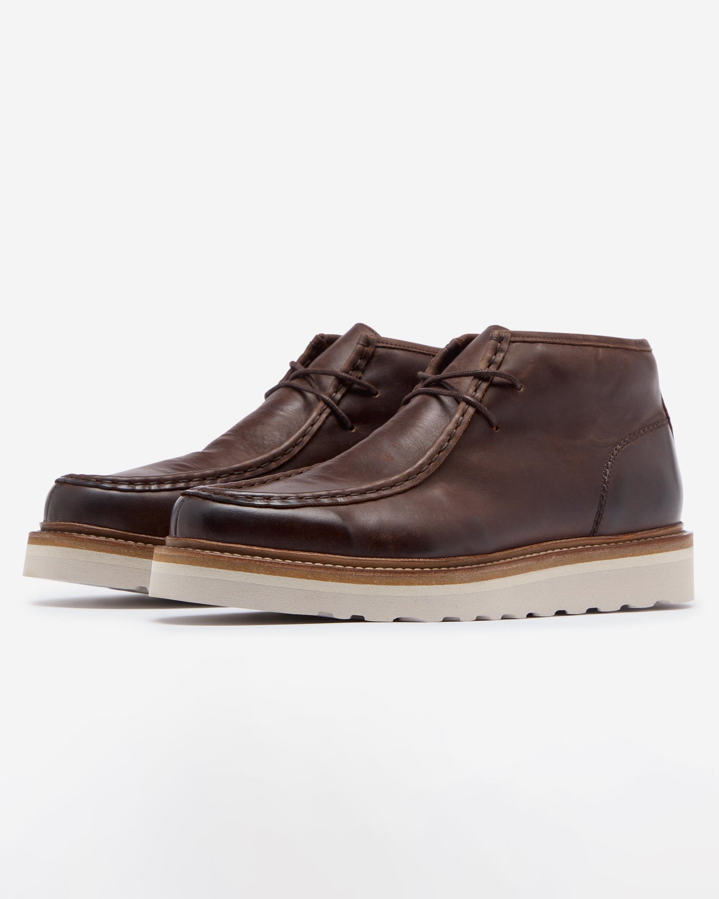 Oliver Sweeney Talisima Mens Oiled Calf Leather Moccasin Boots - Brown