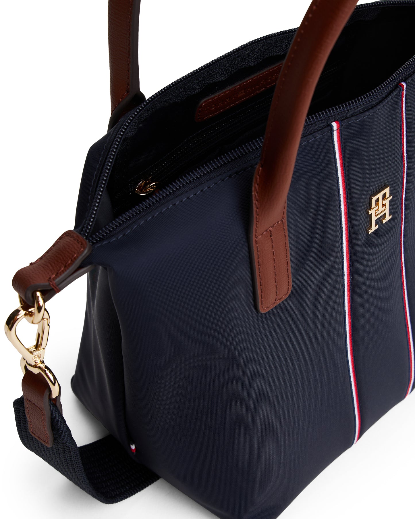Tommy Hilfiger Popette Corp Mini Womens Tote Bag - Space Blue Corp