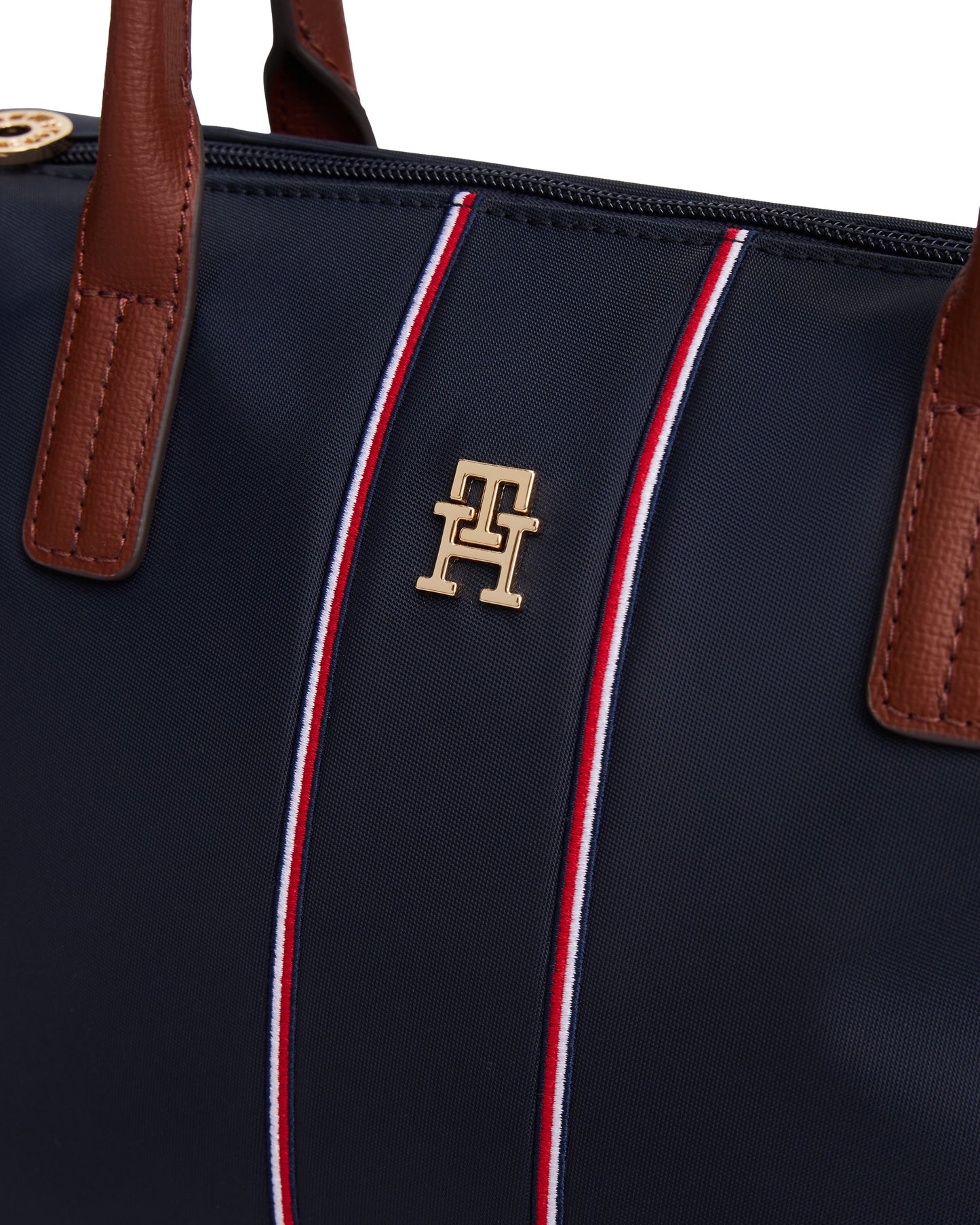 Tommy Hilfiger Popette Corp Mini Womens Tote Bag - Space Blue Corp