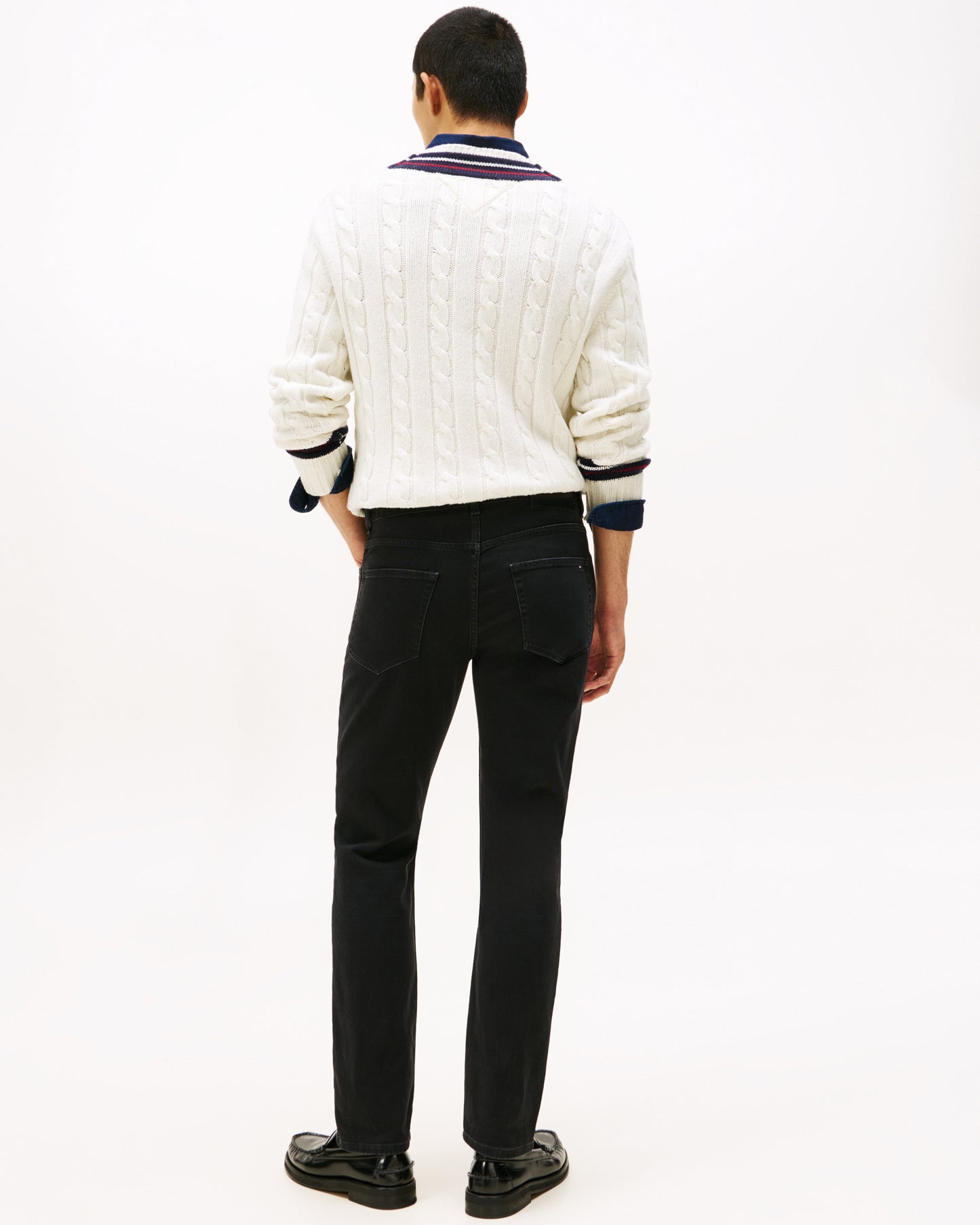 Tommy Hilfiger Denton Mens Straight Leg Jeans - Croft Black