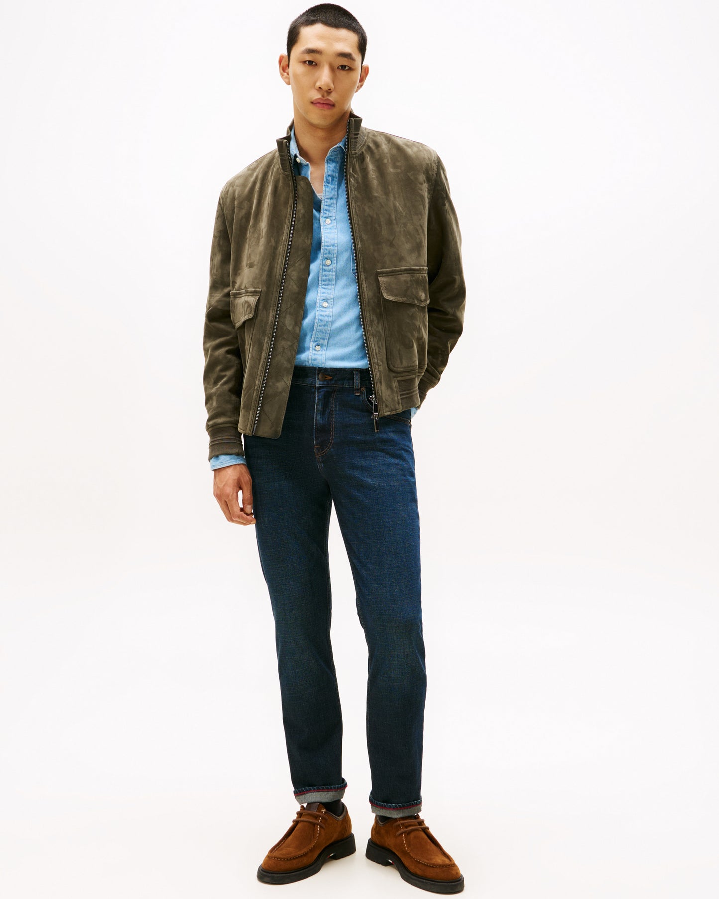 Tommy Hilfiger Denton Mens Straight Leg Jeans - Blacker Blue