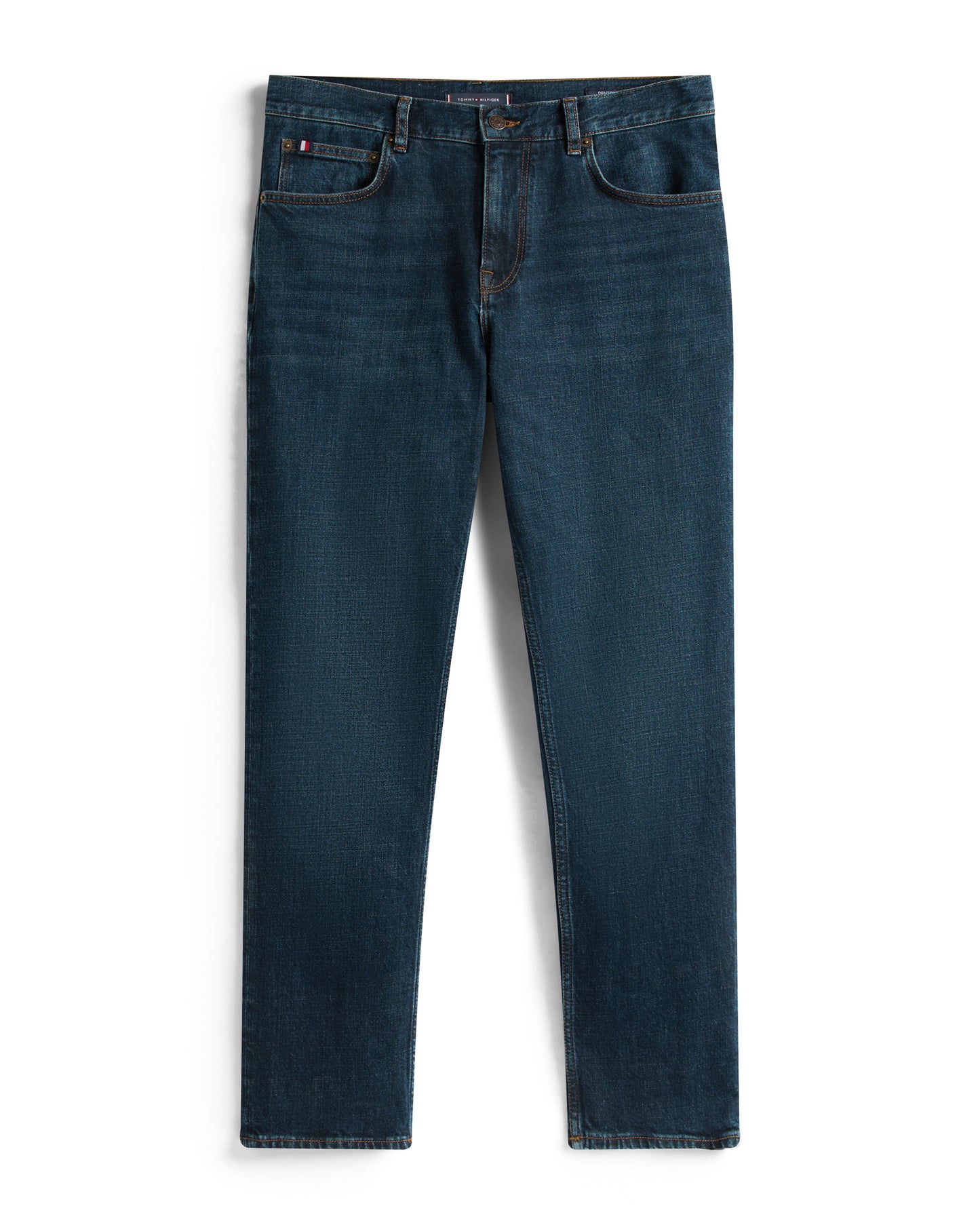 Tommy Hilfiger Denton Mens Straight Leg Jeans - Blacker Blue