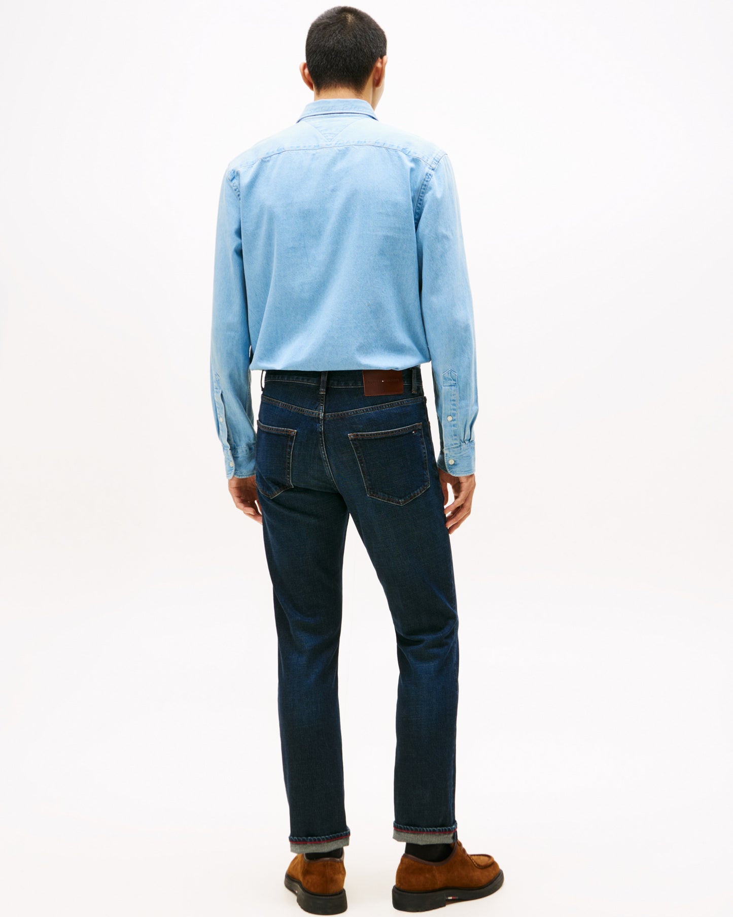 Tommy Hilfiger Denton Mens Straight Leg Jeans - Blacker Blue