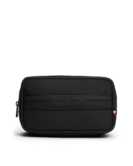 Tommy Hilfiger TH Repreve Mens Washbag - Black