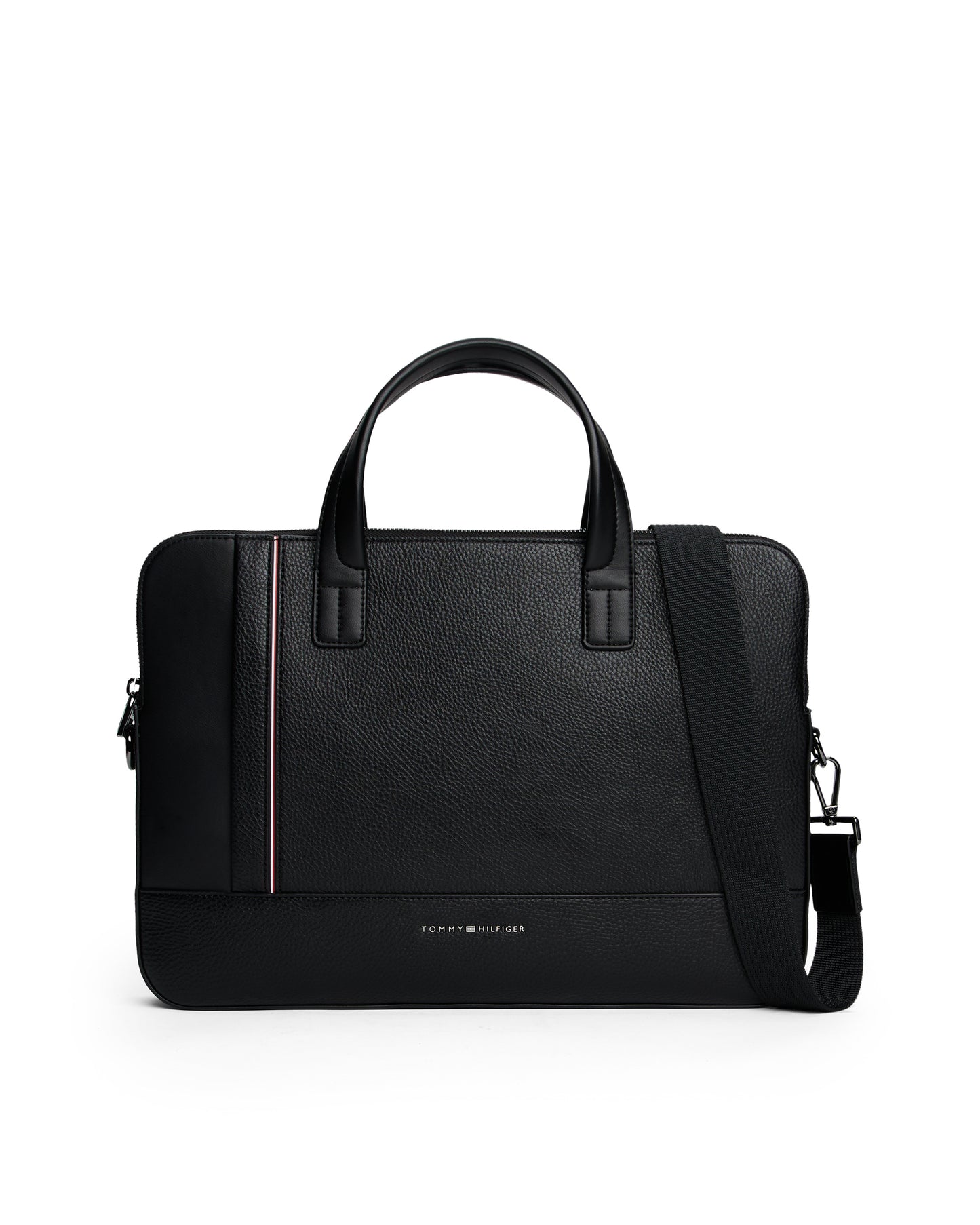 Tommy Hilfiger TH Central Mens Slim Computer Bag - Black