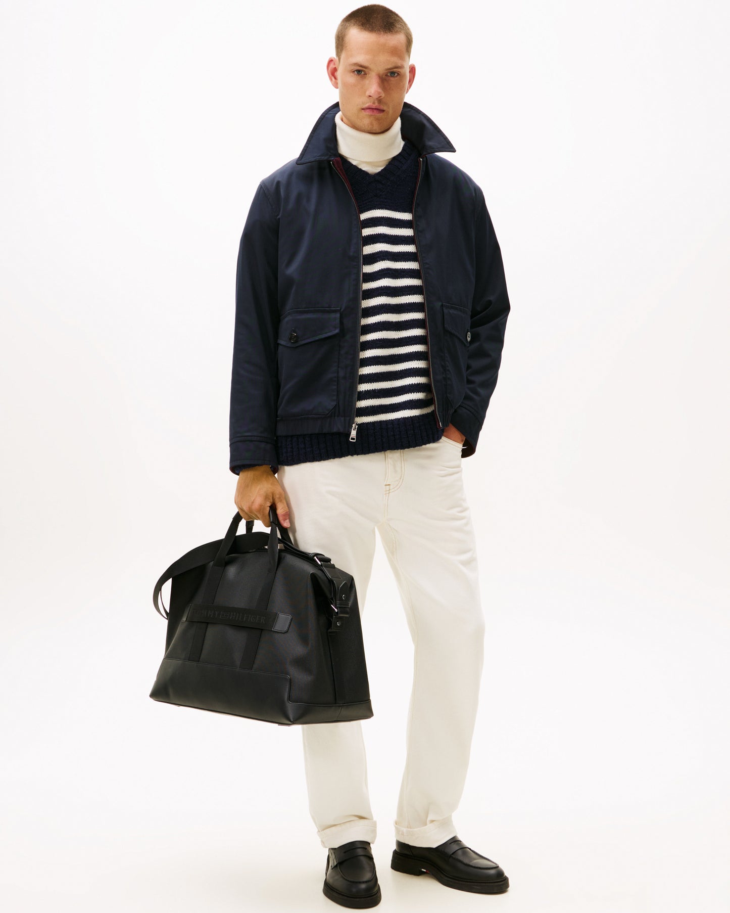 Tommy Hilfiger TH Modern Mens Duffle Bag - Black