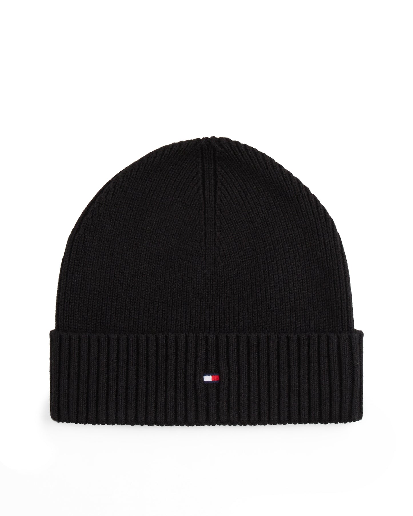 Tommy Hilfiger TH Flag Mens Beanie & Scarf Gift Set - Black