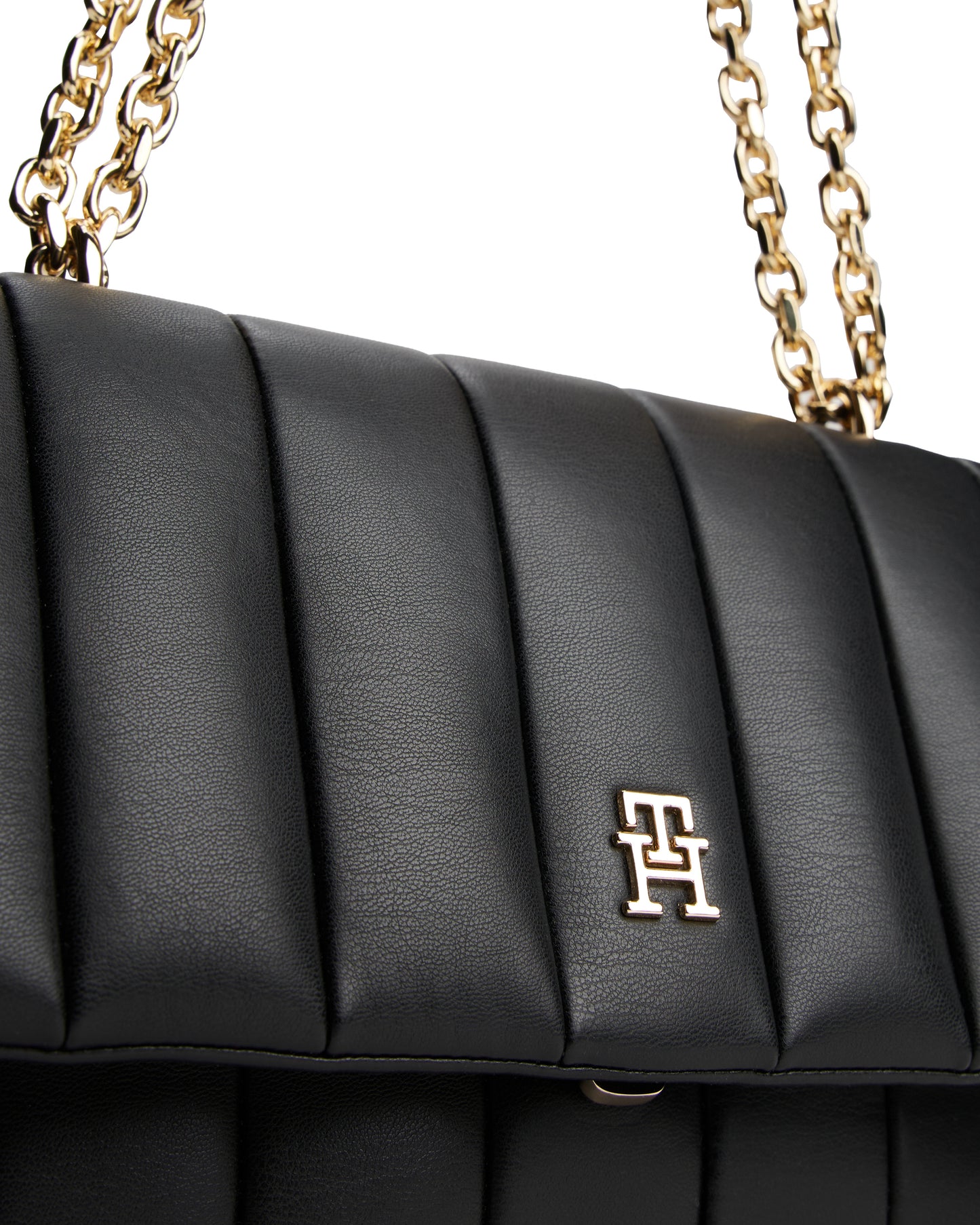 Tommy Hilfiger TH Grace Womens Medium Crossover Purse - Black