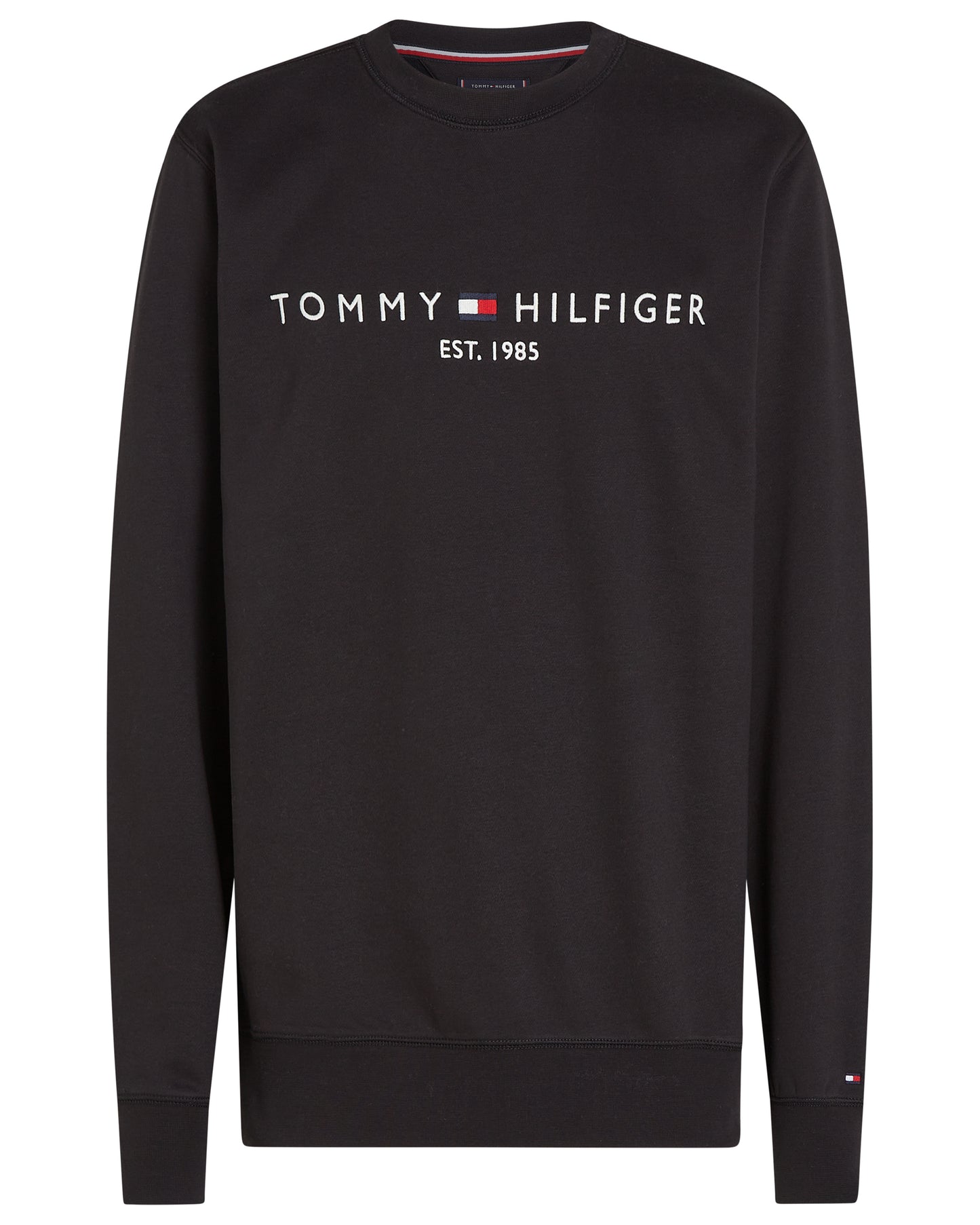 Tommy Hilfiger Tommy Logo Mens Sweatshirt - Black