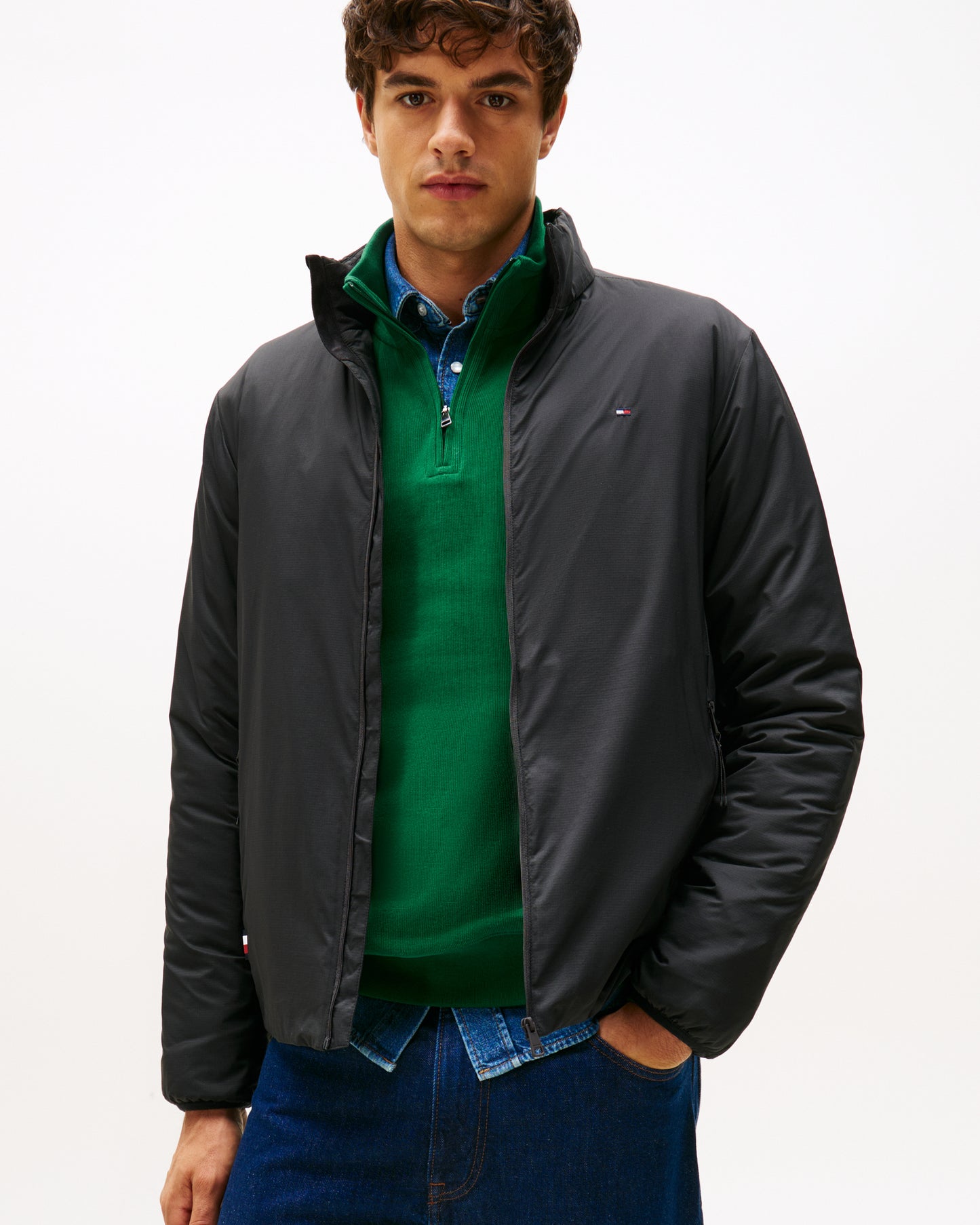 Tommy Hilfiger Lightweight Mens Blouson Jacket - Black