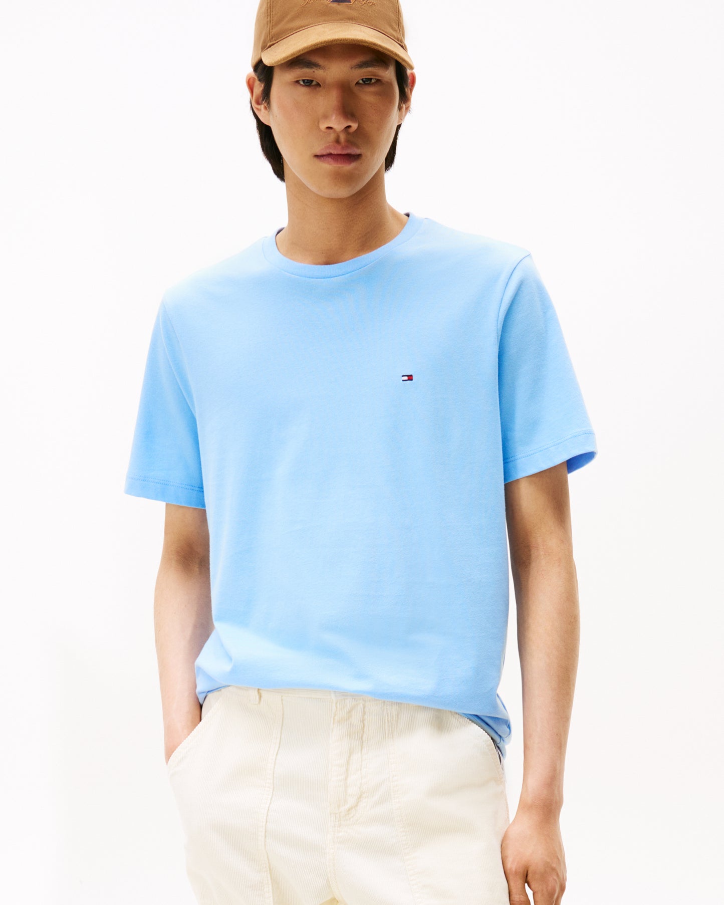 Tommy Hilfiger Essential Seasonal Regular Fit Solid Mens T-Shirt - Vessel Blue
