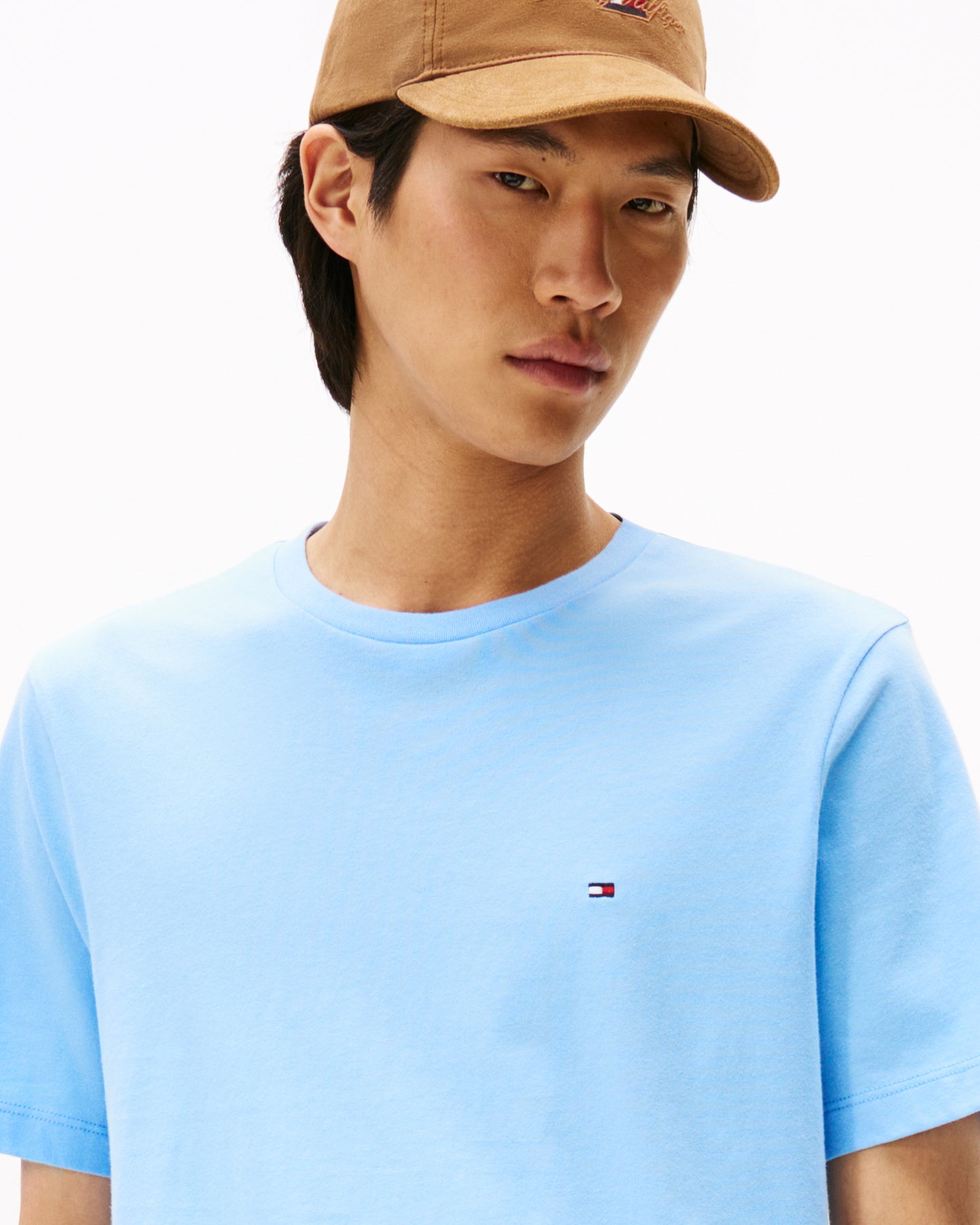 Tommy Hilfiger Essential Seasonal Regular Fit Solid Mens T-Shirt - Vessel Blue