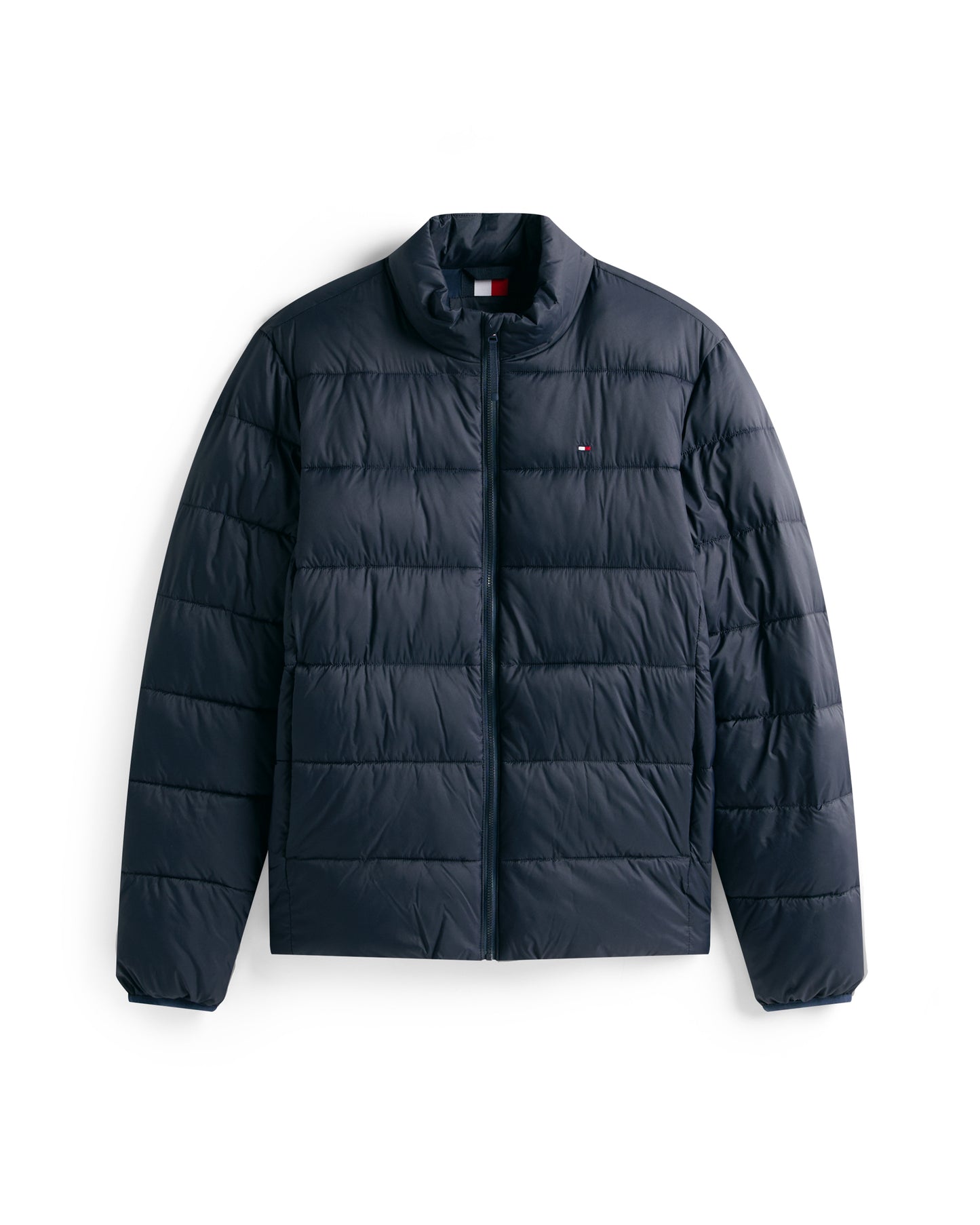 Tommy Hilfiger Mid Weight Mens Quilted Stand Collar Jacket - Desert Sky