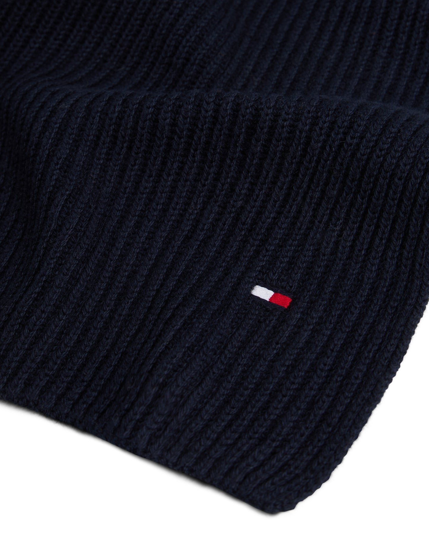 Tommy Hilfiger TH Flag Mens Pima Cotton Scarf - Space Blue