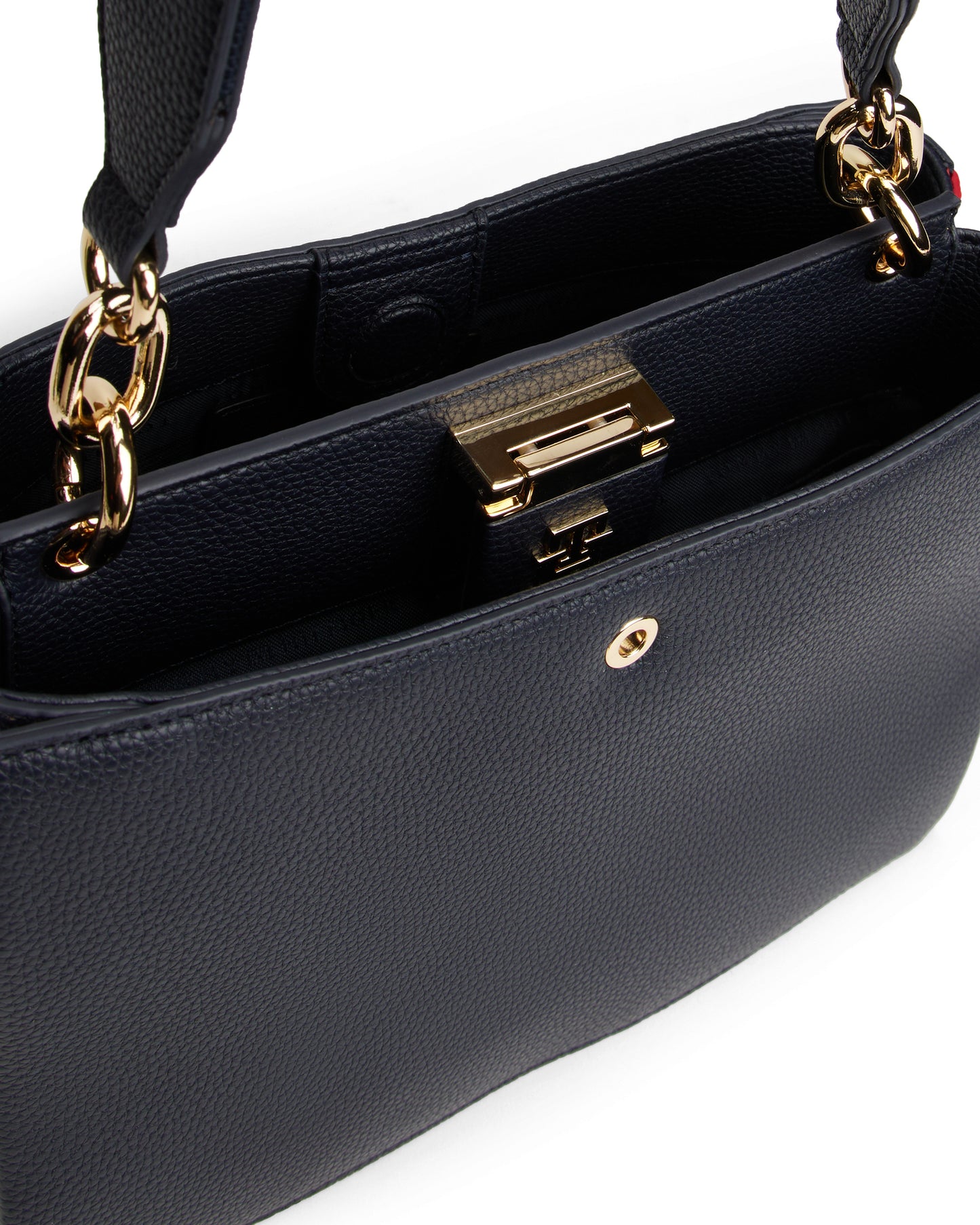 Tommy Hilfiger TH Her Corp Medium Womens Satchel - Space Blue