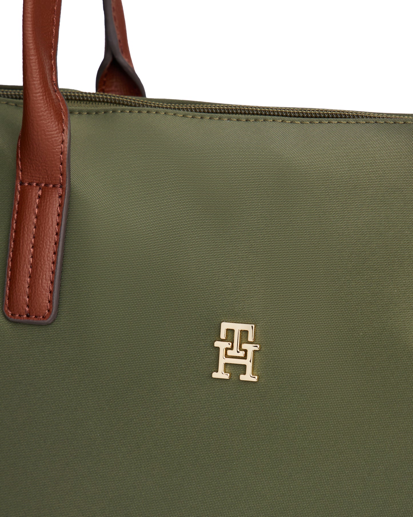 Tommy Hilfiger Popette Womens Tote Bag - Huntsman Green