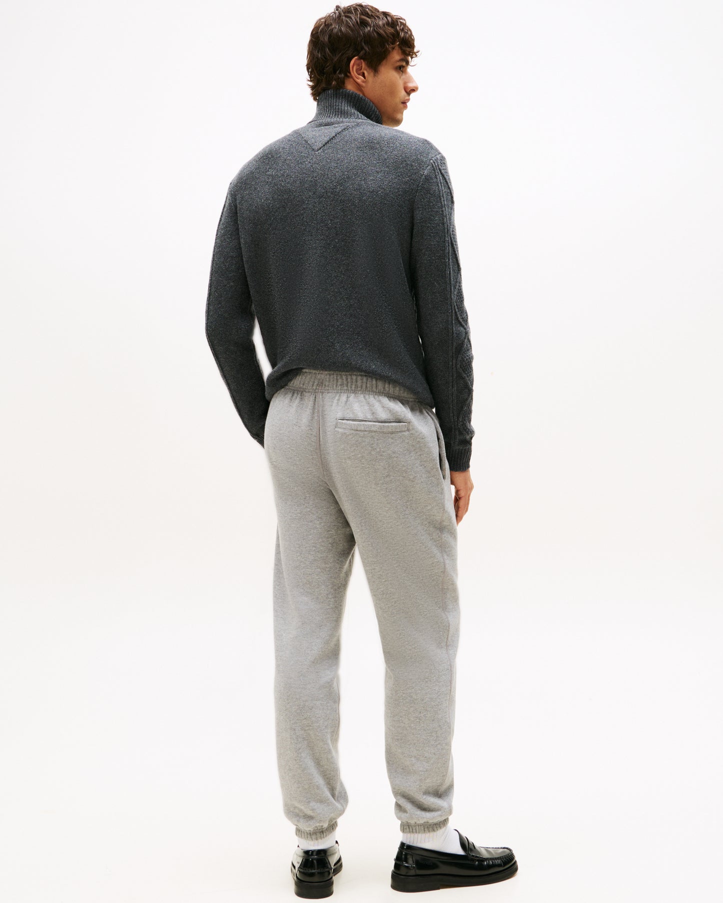 Tommy Hilfiger Essential Fleece Mens Sweatpants - Medium Grey Heather