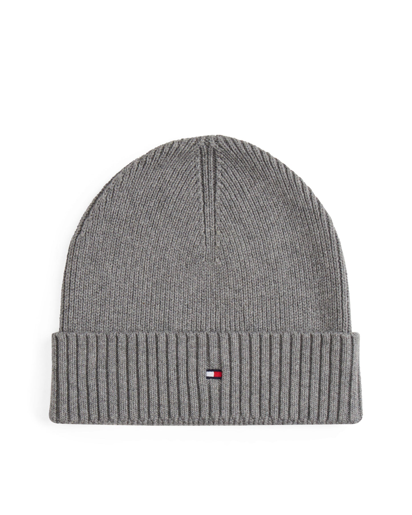 Tommy Hilfiger TH Flag Mens Beanie & Scarf Gift Set - Mid Grey Heather