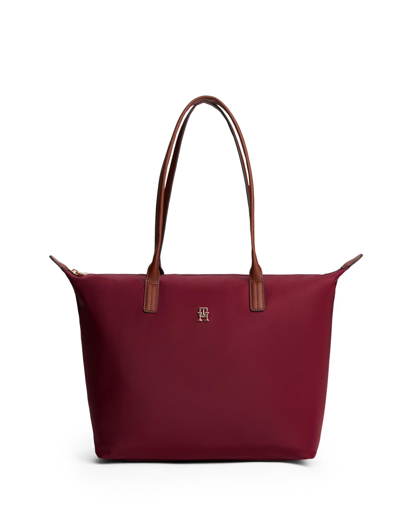 Tommy Hilfiger Popette Womens Tote Bag - Deep Rouge