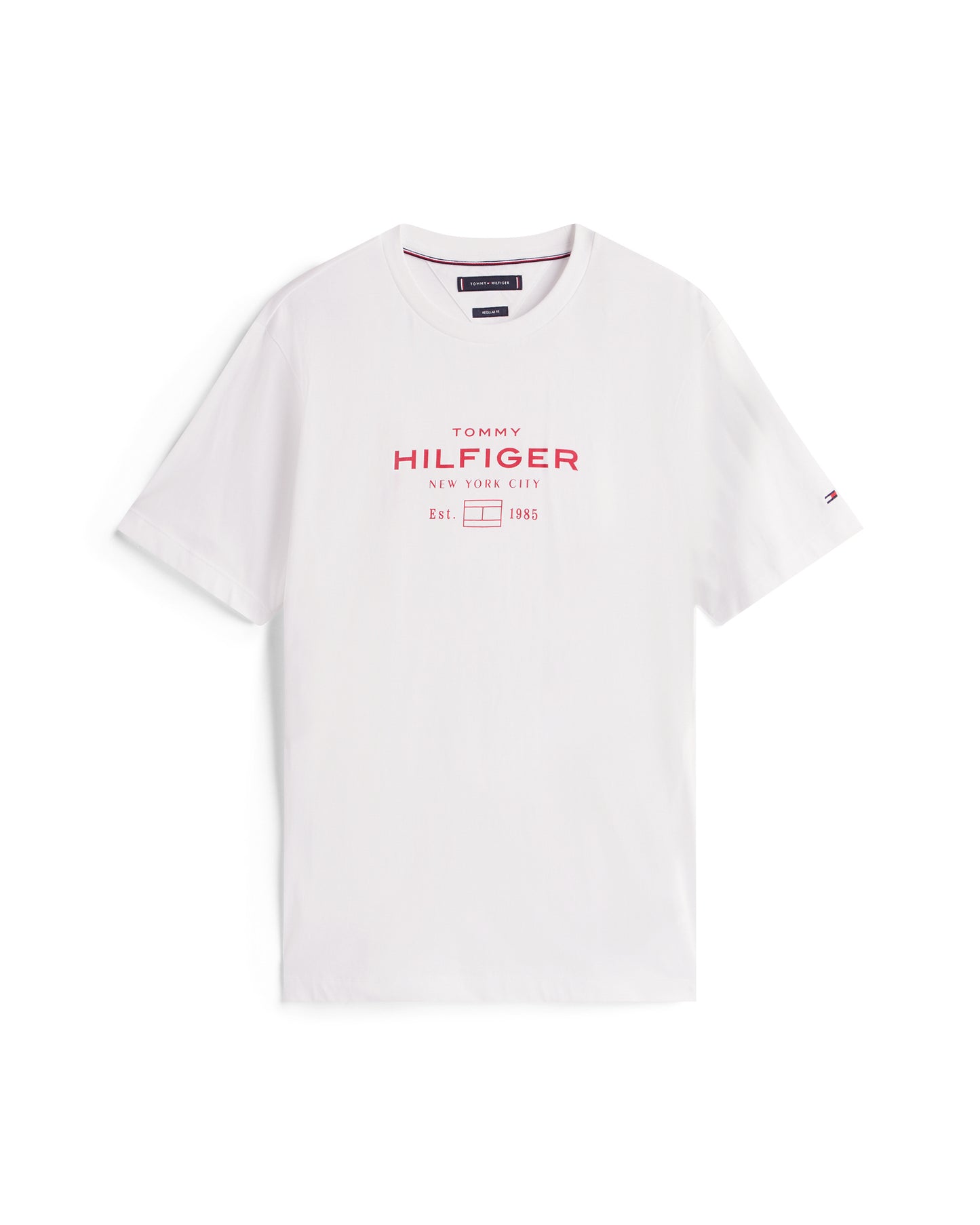 Tommy Hilfiger Stack Hilfiger Mens Graphic T-Shirt - White