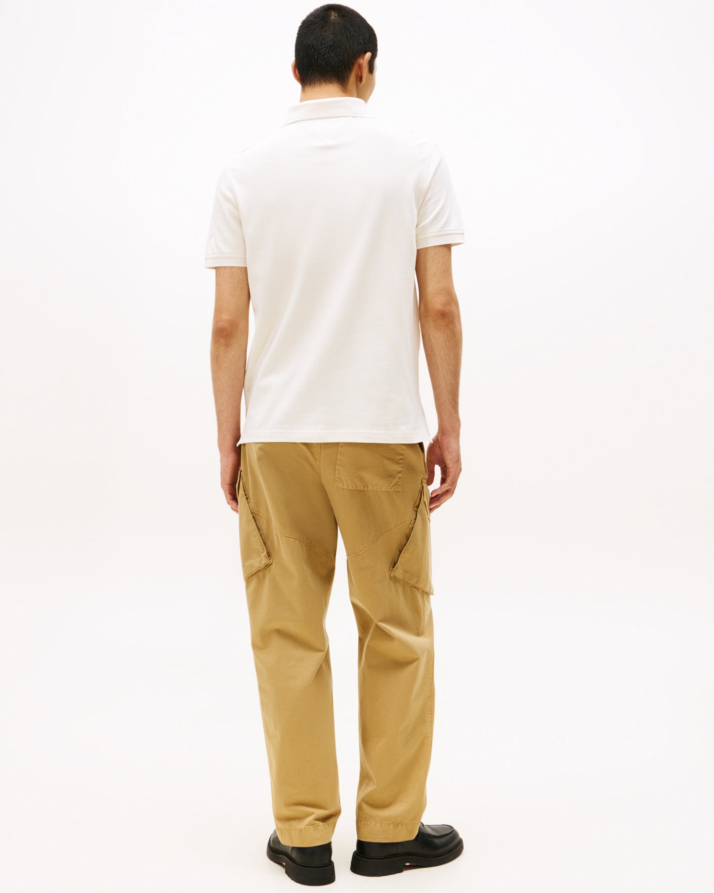 Tommy Hilfiger 1985 Regular Fit Mens Polo - Ivory Petal