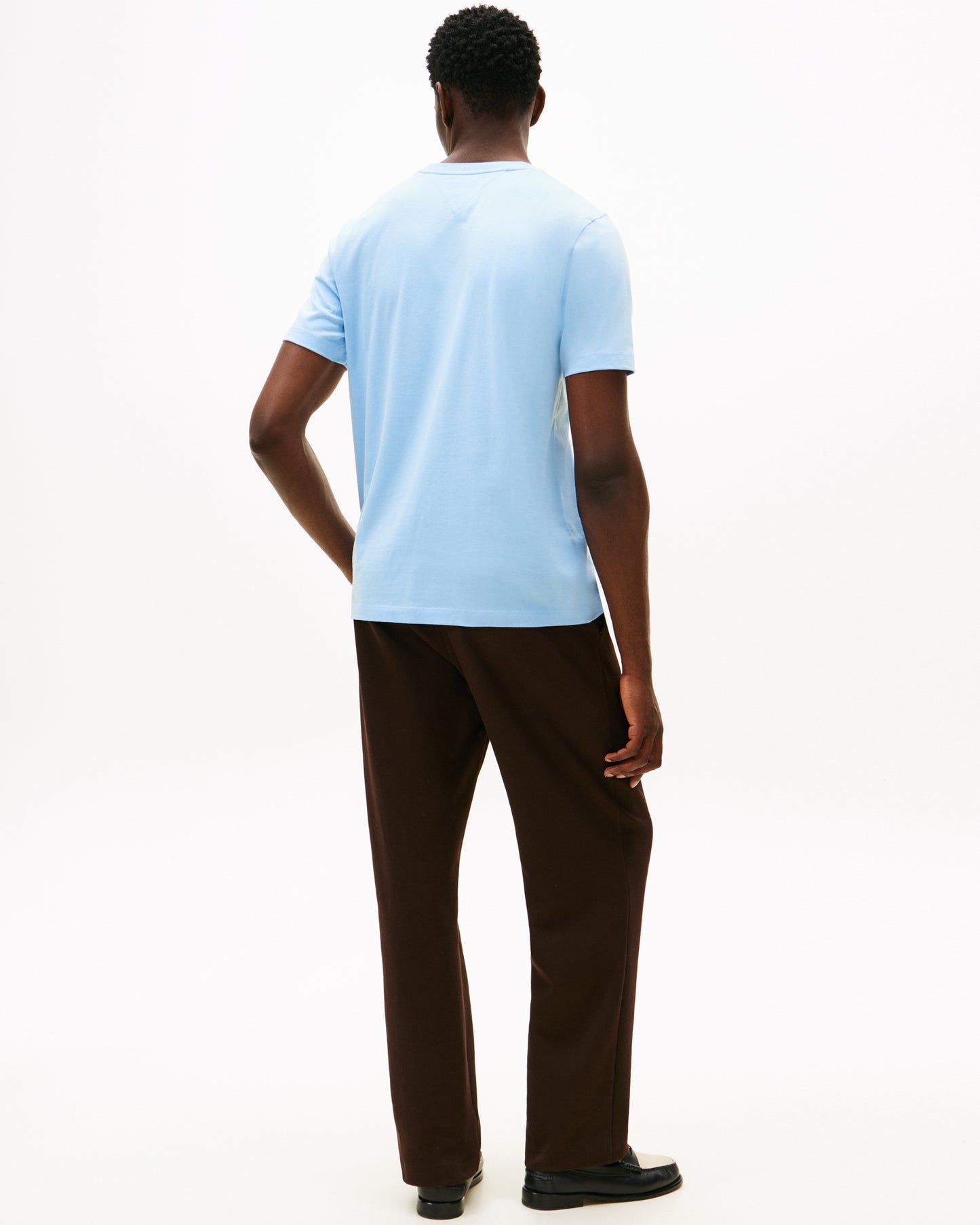 Tommy Hilfiger Essential Seasonal Regular Fit Solid Mens T-Shirt - Well Water