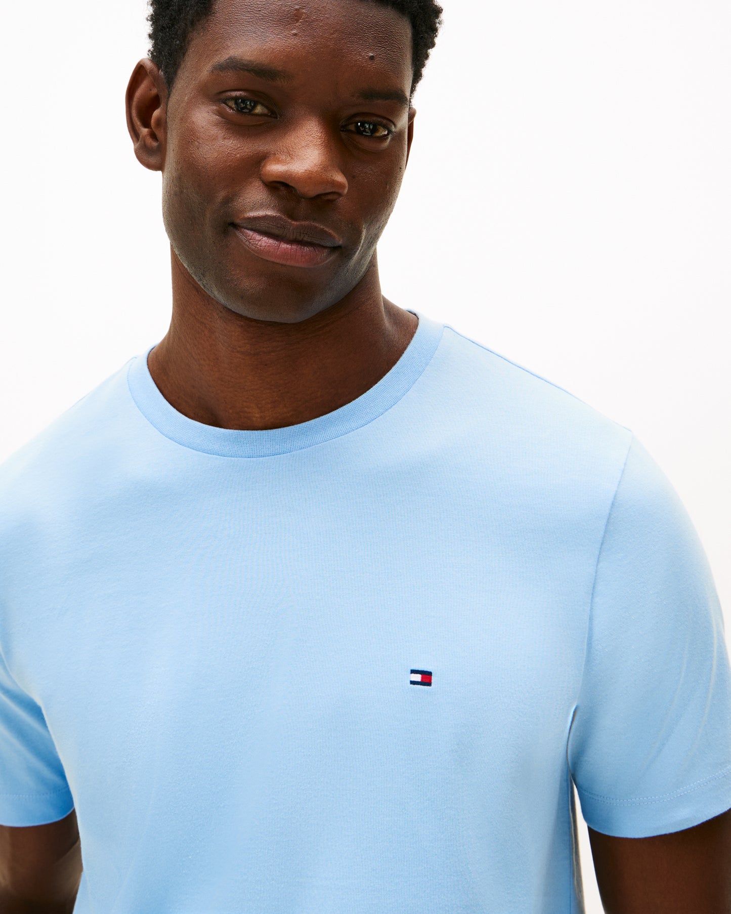 Tommy Hilfiger Essential Seasonal Regular Fit Solid Mens T-Shirt - Well Water