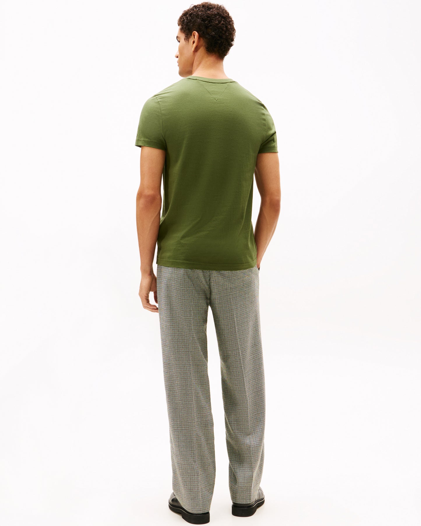 Tommy Hilfiger Tommy Logo Basic Mens T-Shirt - Mountain Pine