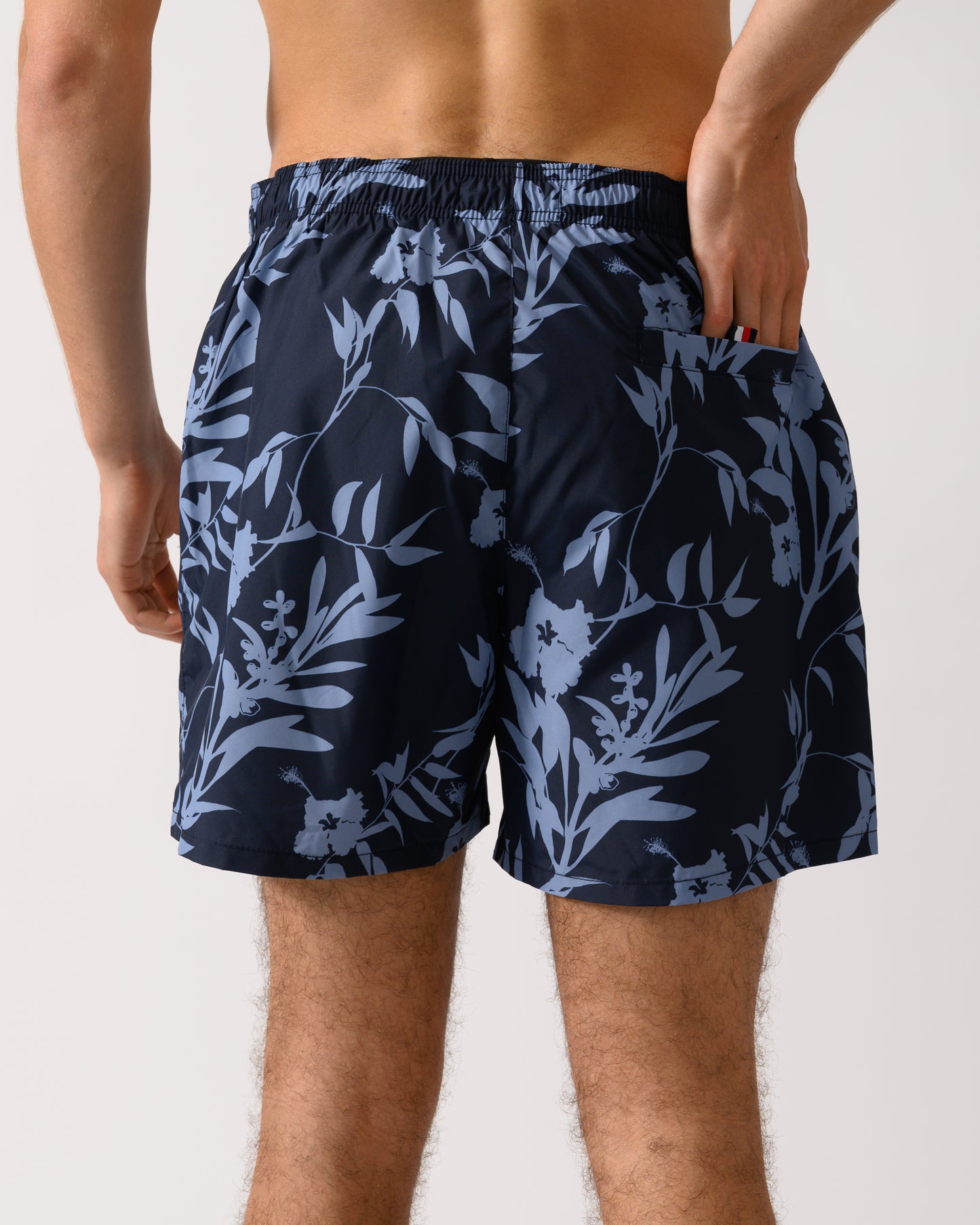 Tommy Hilfiger Medium Drawstring Leaf Print Mens Swim Shorts