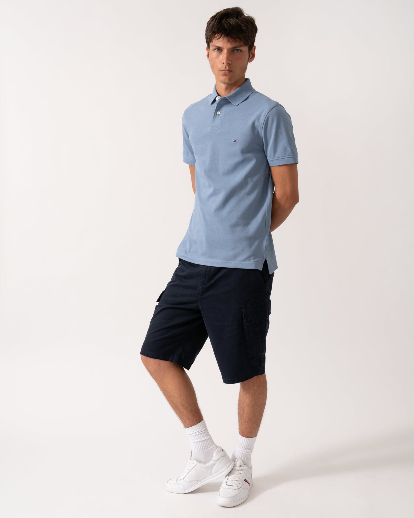 Tommy Hilfiger 1985 Regular Fit Mens Polo - Brisk Blue