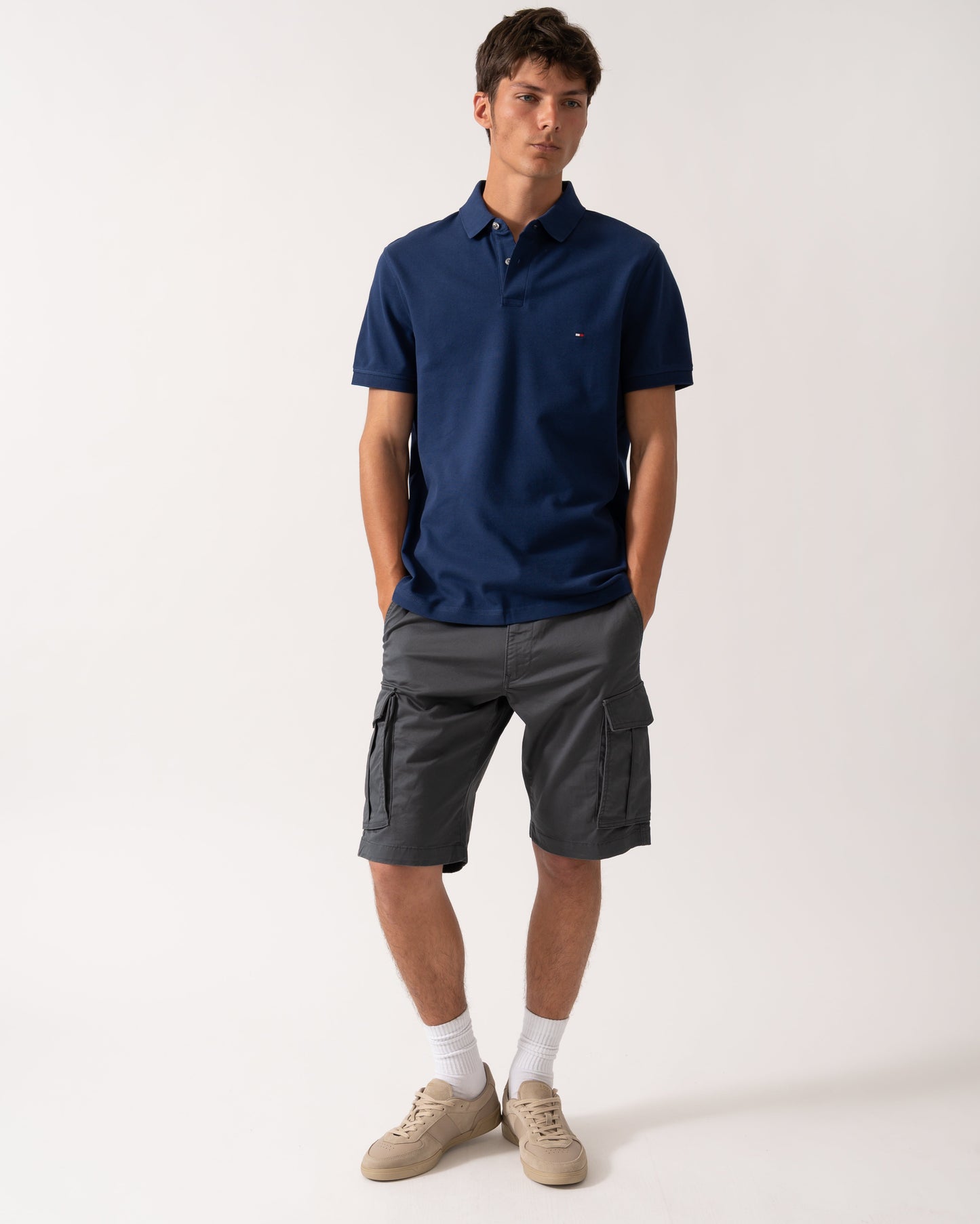 Tommy Hilfiger 1985 Regular Fit Mens Polo - Preppy Navy