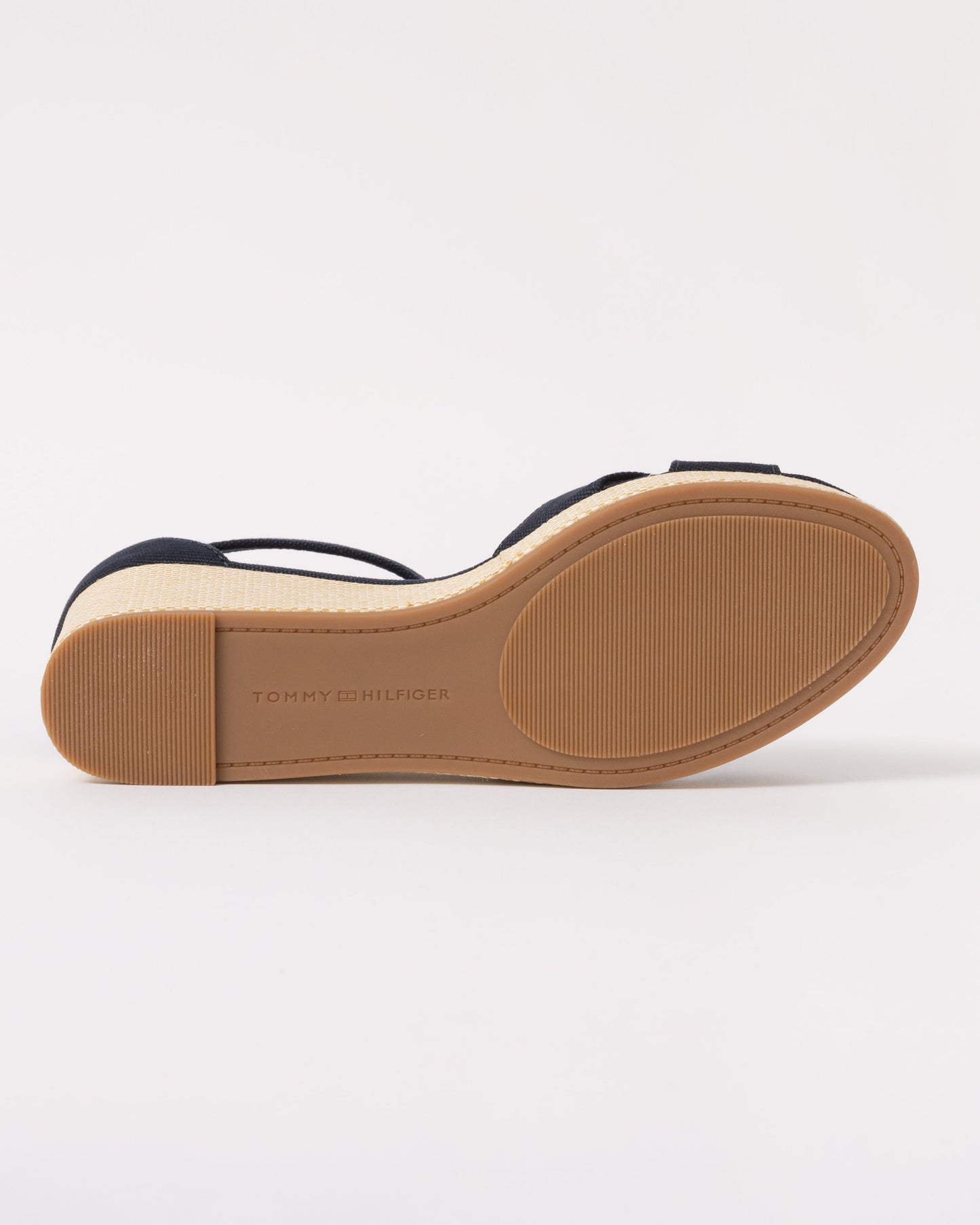 Tommy Hilfiger Criss-Cross Womens Wedge Espadrille - Space Blue