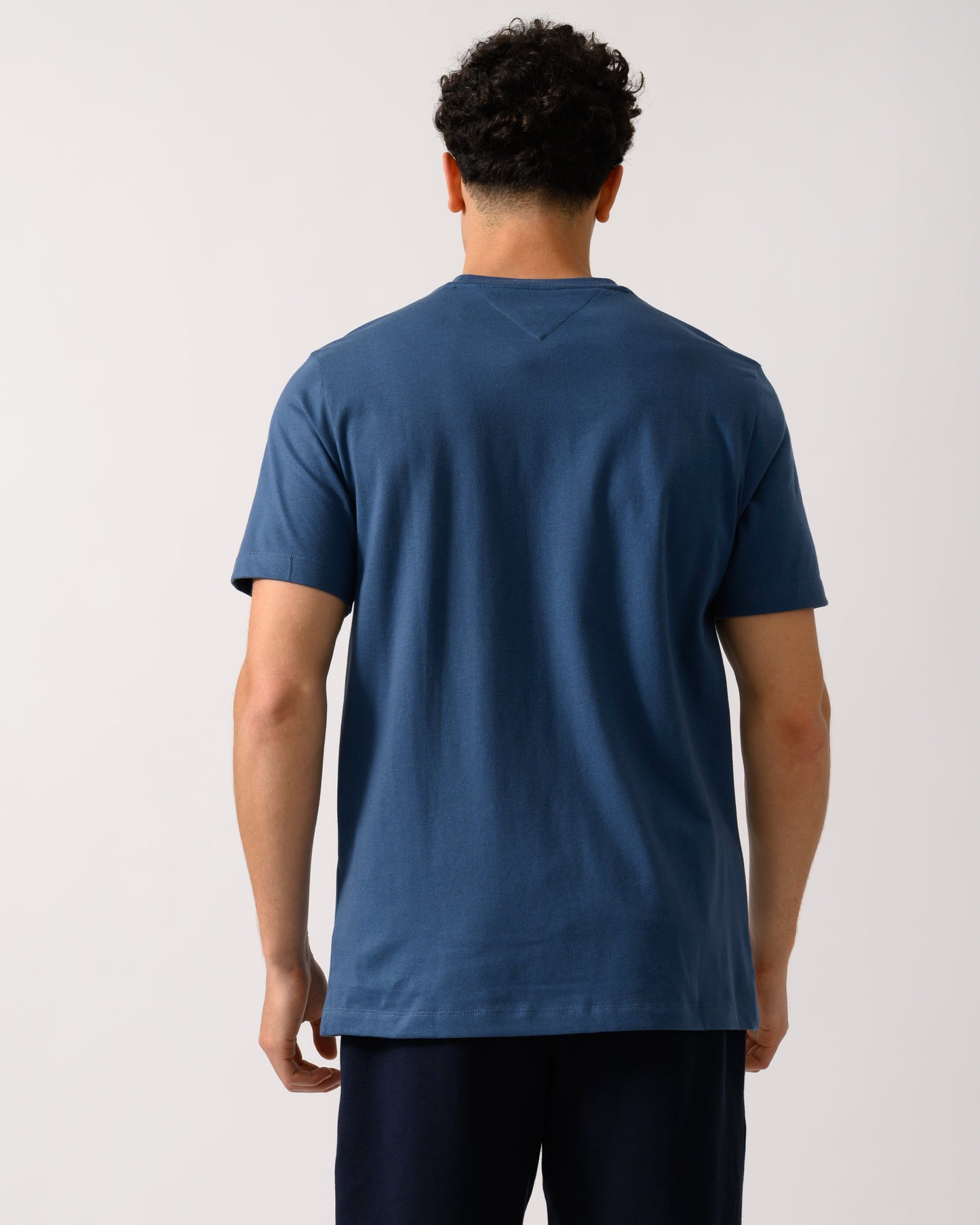 Tommy Hilfiger Essential Seasonal Regular Fit Solid Mens T-Shirt - Aegean Sea