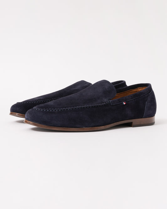 Tommy Hilfiger Flexible Suede Mens Loafer - Desert Sky