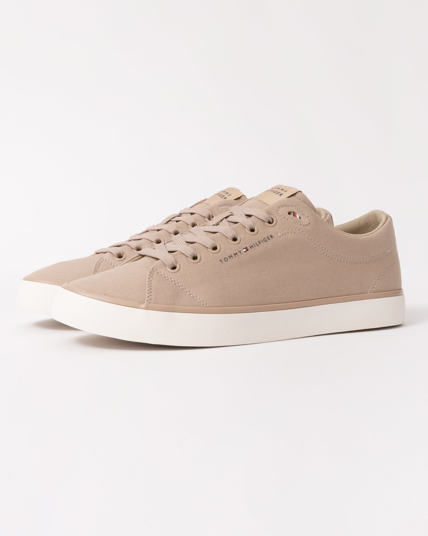 Tommy Hilfiger High Vulc Low Core Mens Trainer - Beige