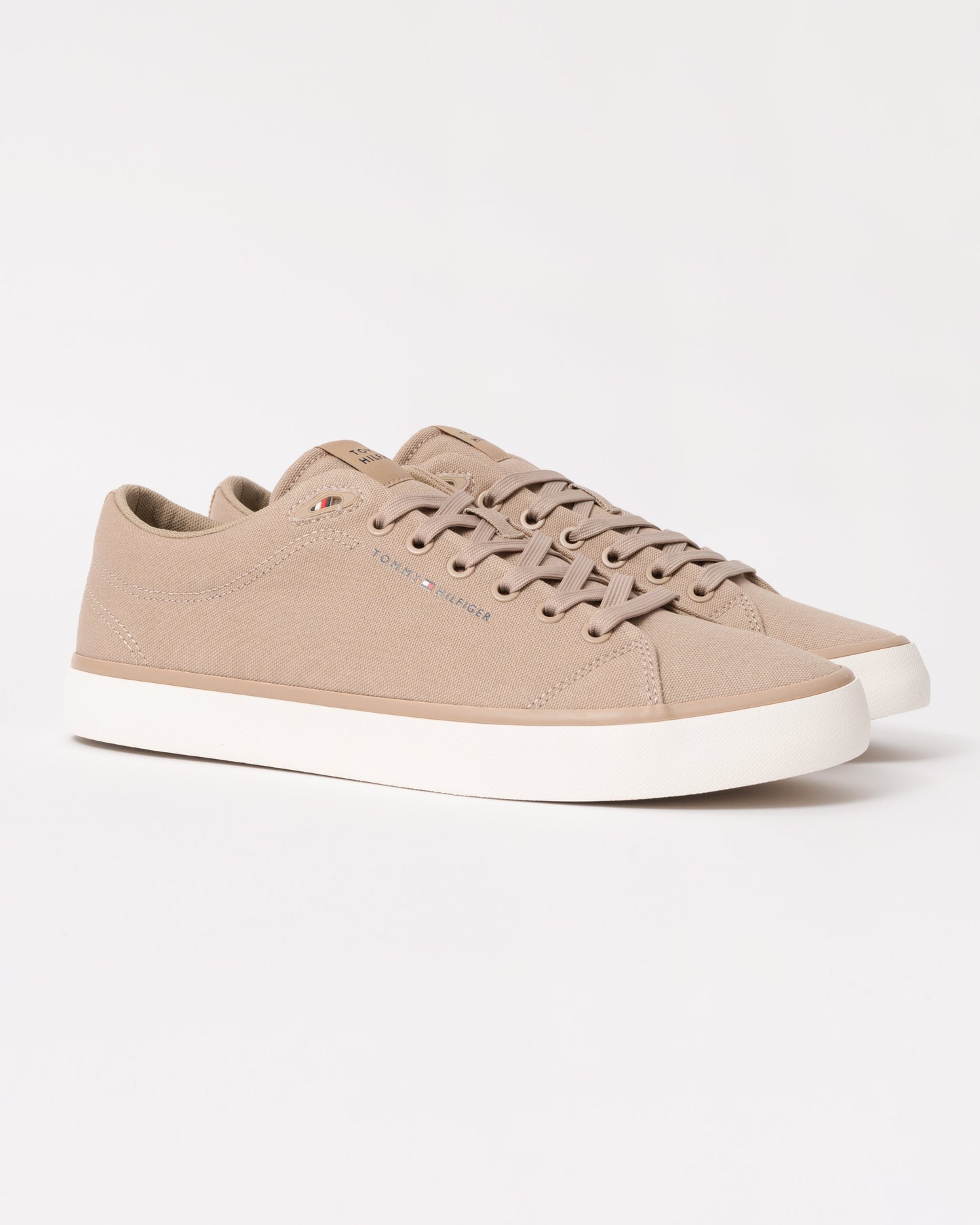 Tommy Hilfiger High Vulc Low Core Mens Trainer - Beige