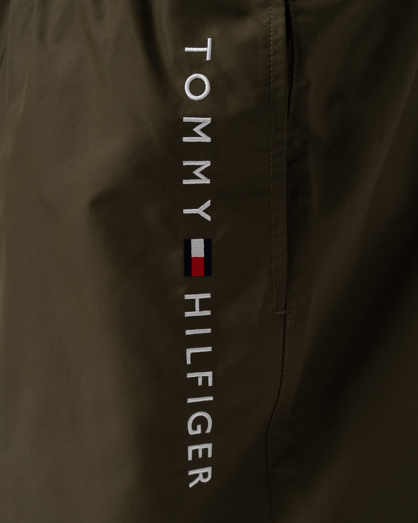 Tommy Hilfiger Medium Drawstring Mens Swim Shorts - Army Green